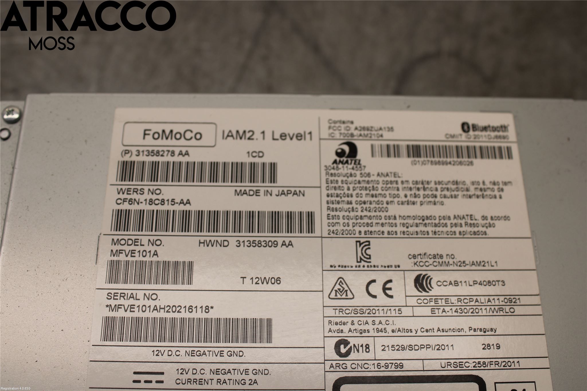 Volvo V60 11-13 Stereo Radio Med Cd