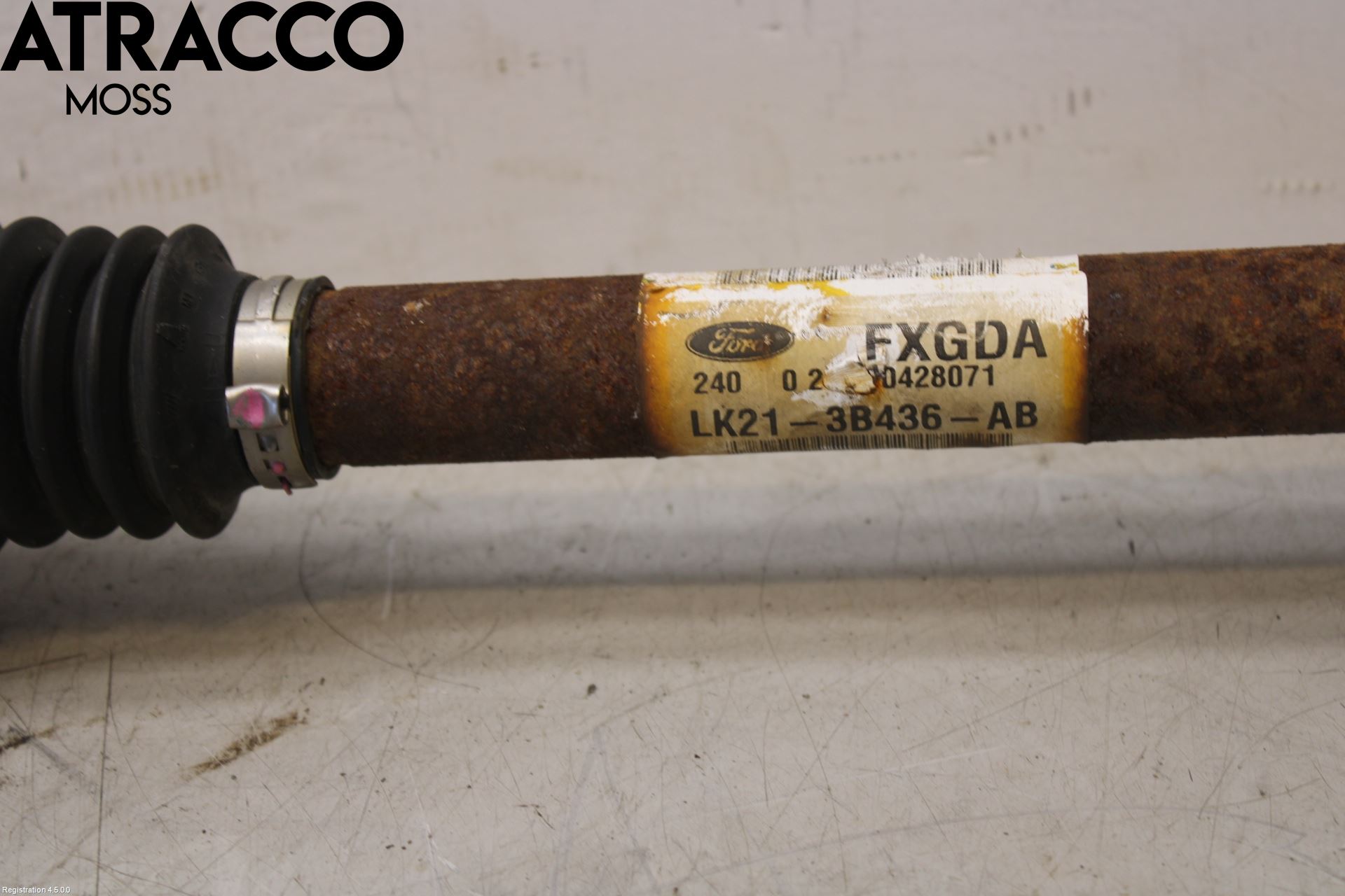 Ford TRANSIT/TOURNEO CUSTOM 13-24 Drivaksel Foran Kompl Høyre