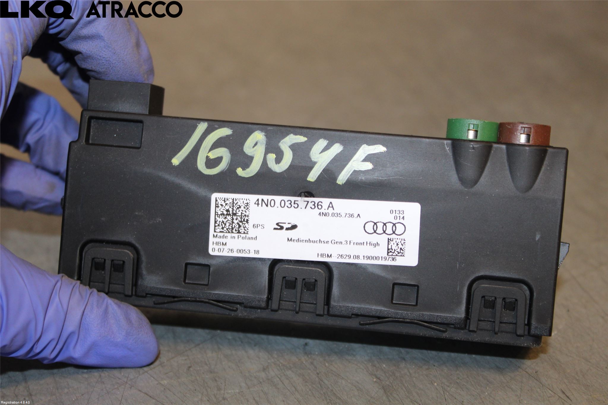 Audi E-TRON, S GE 19- Usb Connection