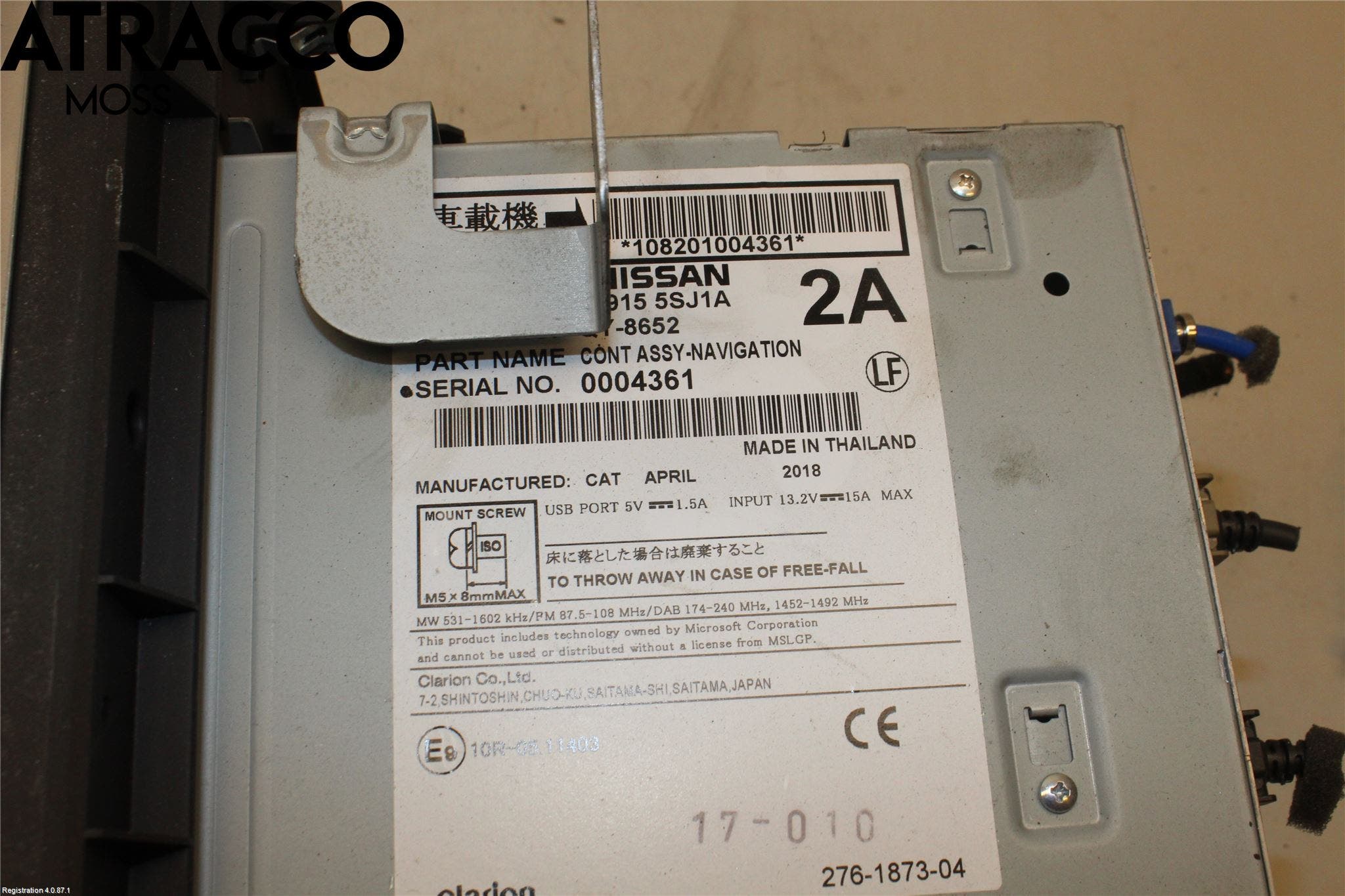 Nissan LEAF 18- Gps Navigator