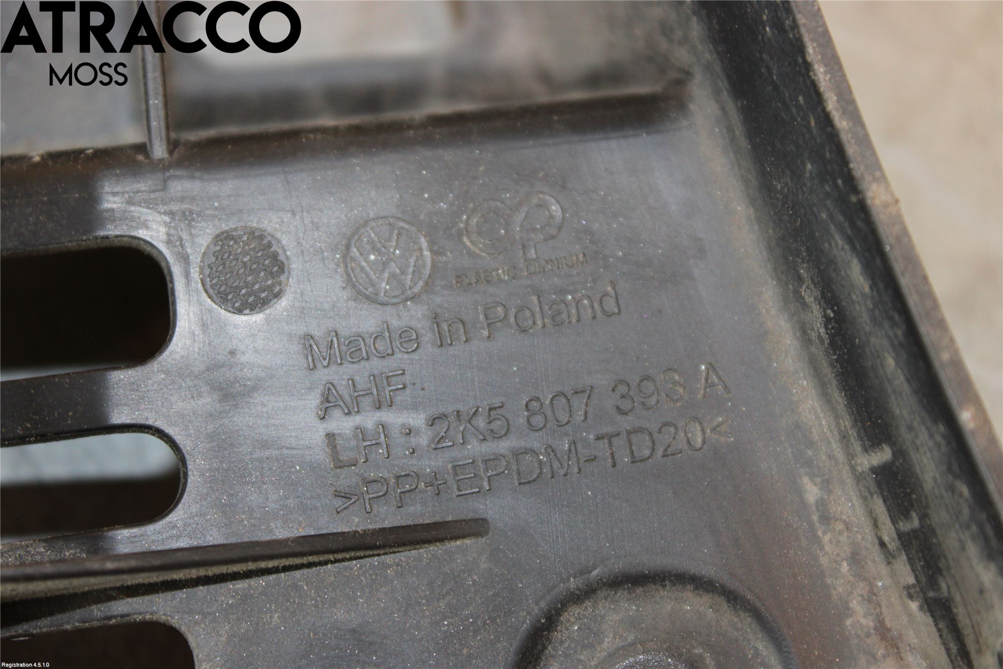 Volkswagen VW CADDY 16-20 Støtfanger Bak Feste