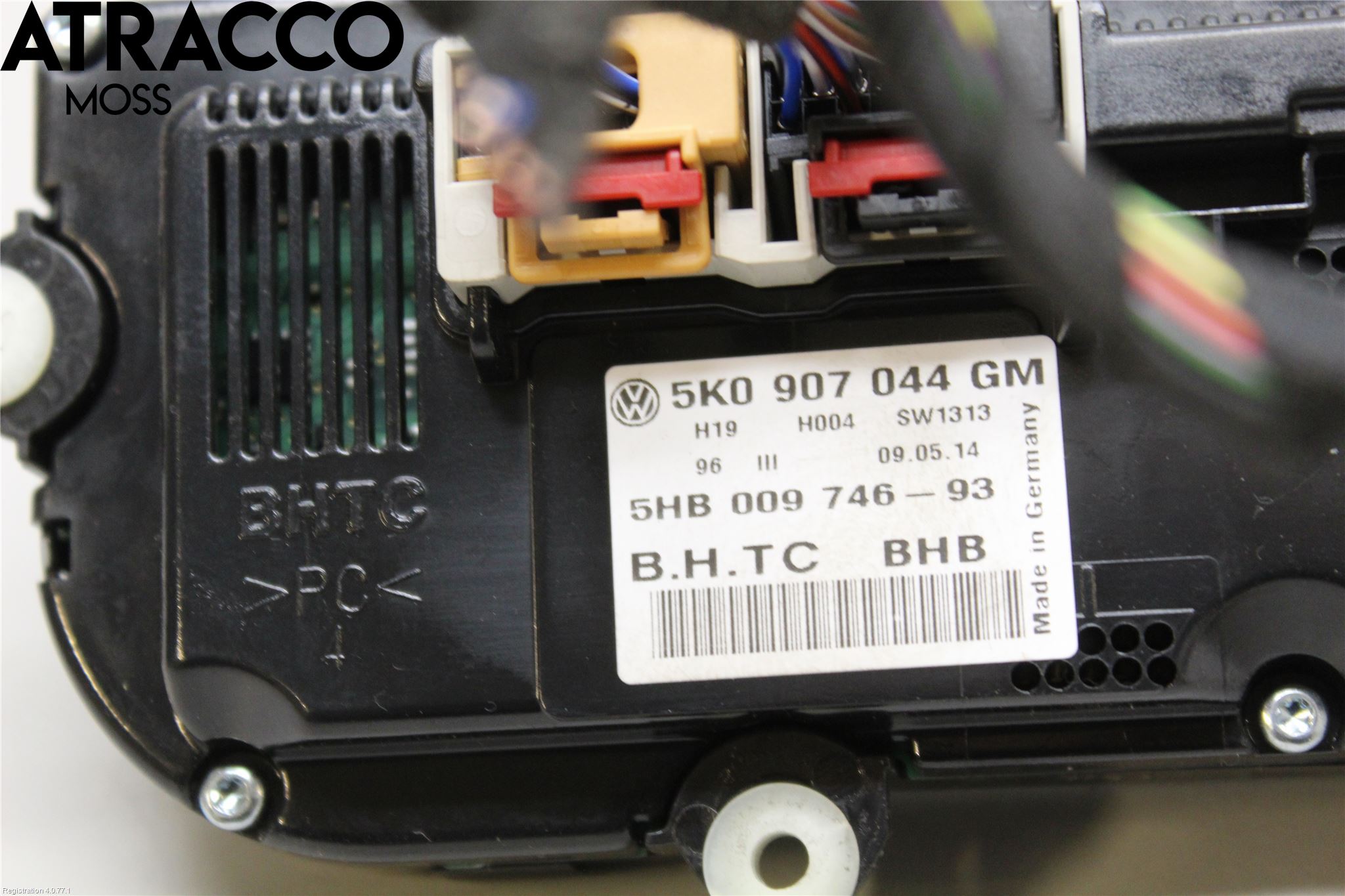 Volkswagen VW TIGUAN 07-16 Varme Ac Betjening-Display