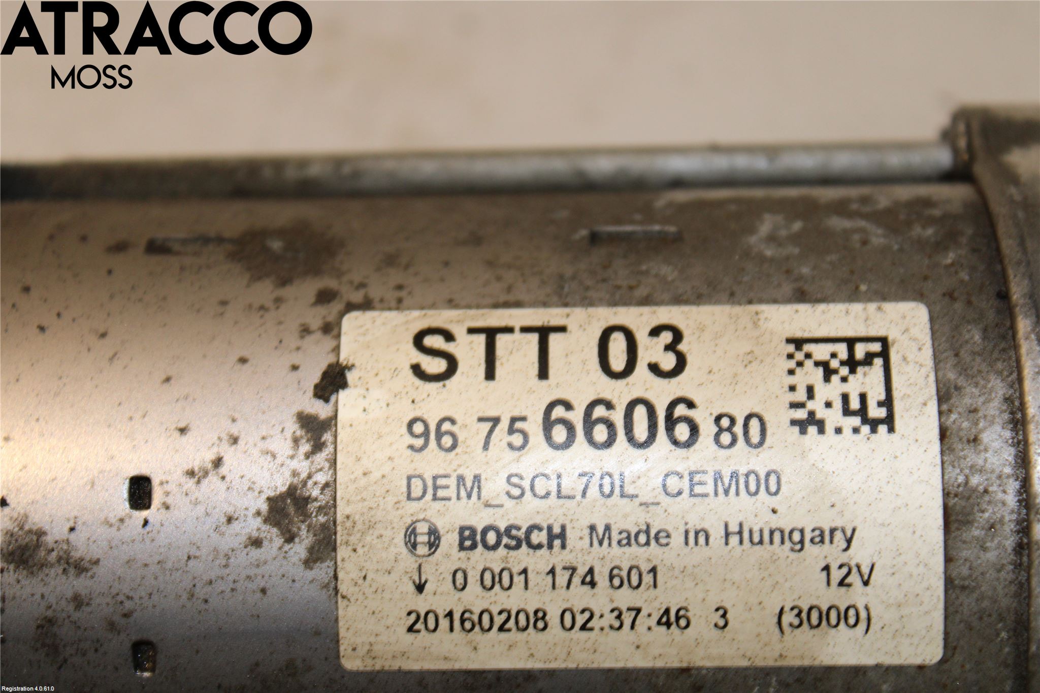 Peugeot PARTNER 16-18 Startmotor Diesel