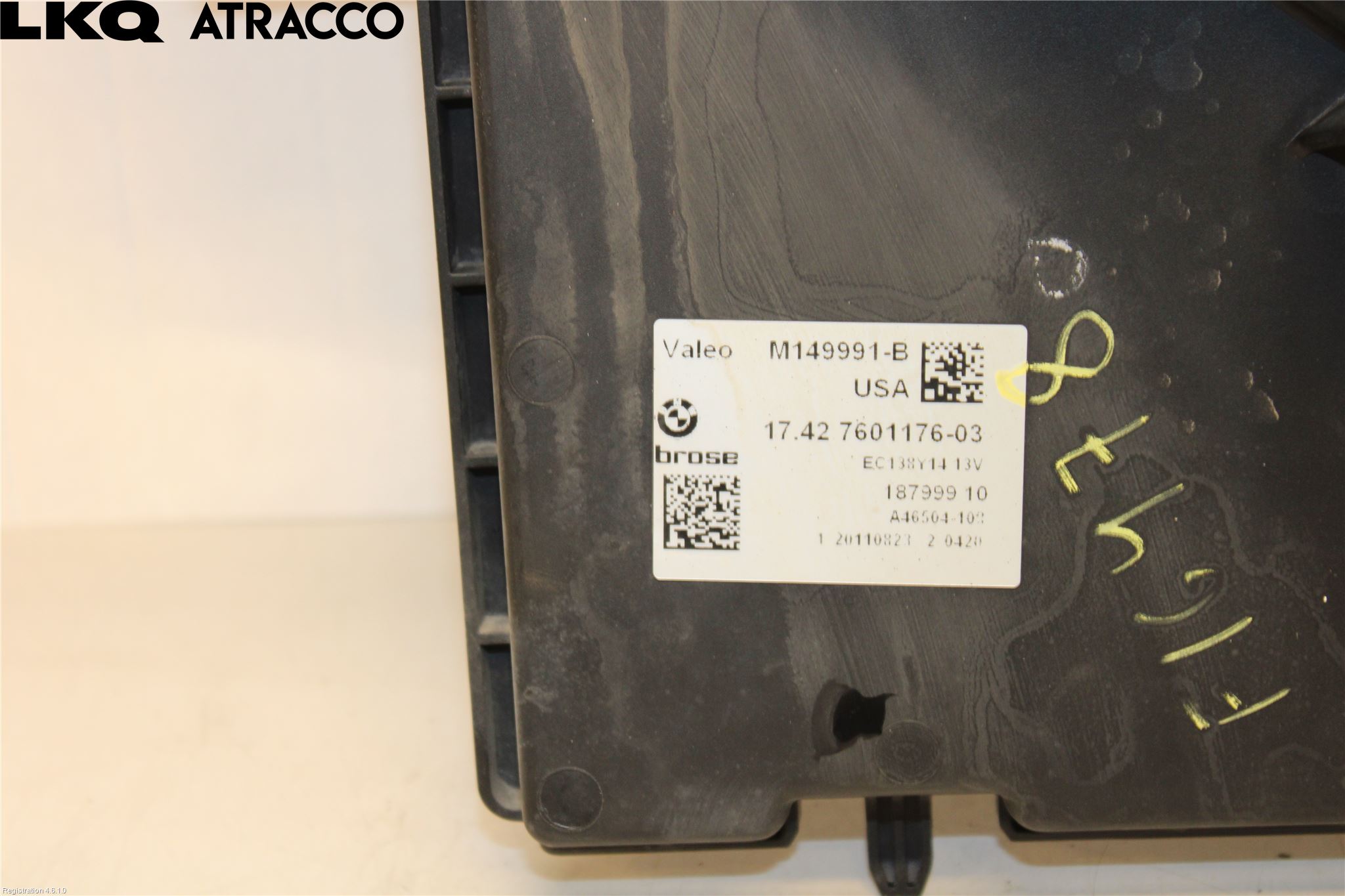 BMW X3 F25 10-17 Kjølevifte Elektrisk