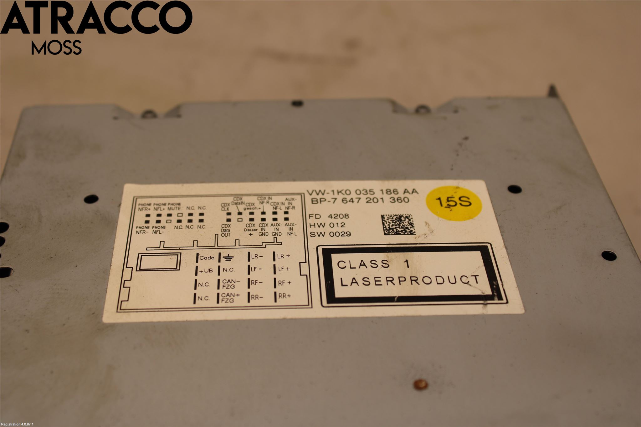 Volkswagen VW TOURAN 03-10 Stereo Radio