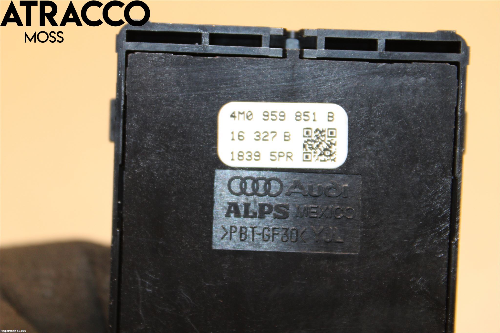 Audi A5 17- Bryter Vindusheis