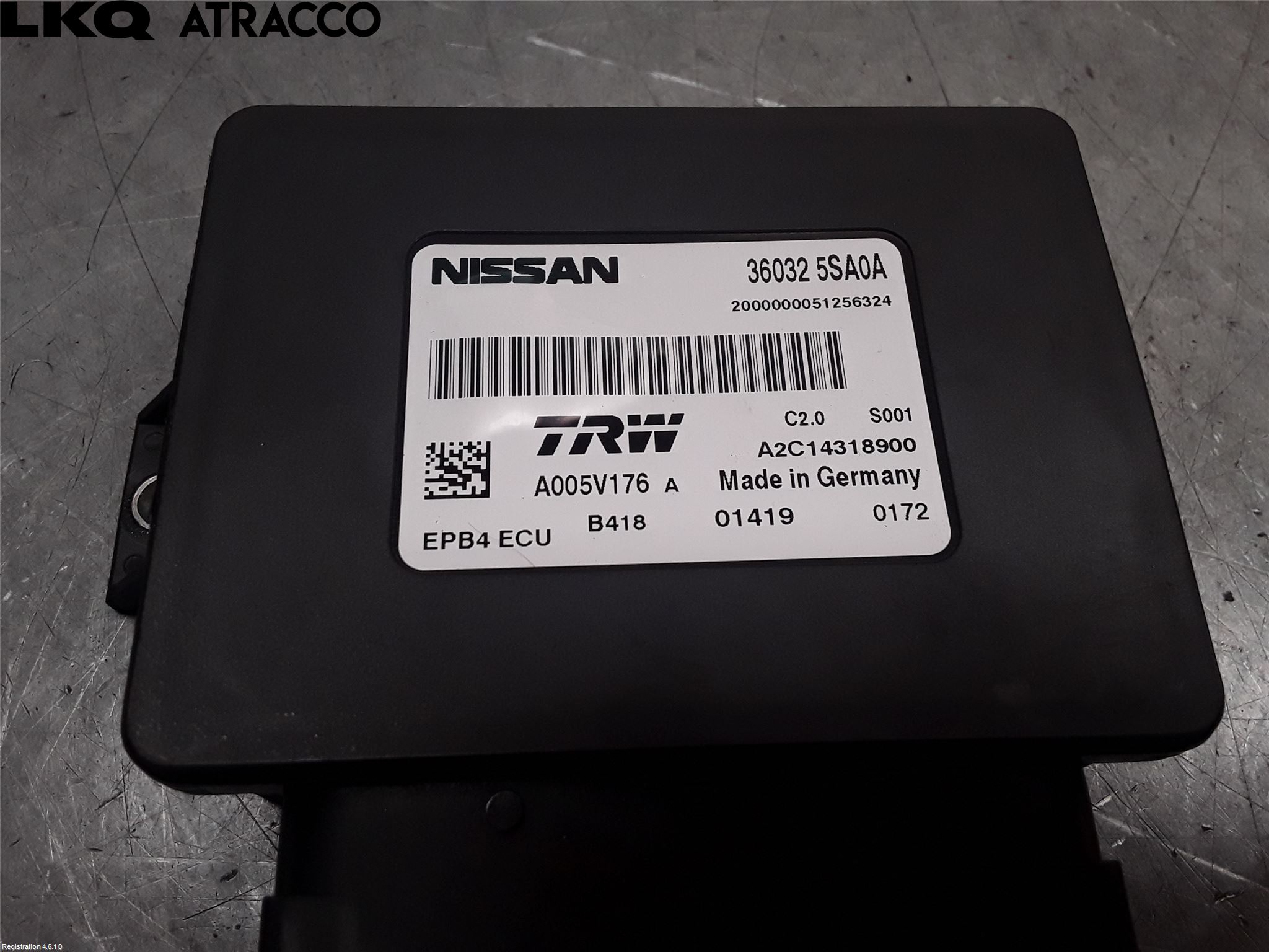 Nissan LEAF 18- Styreenhet Parkering