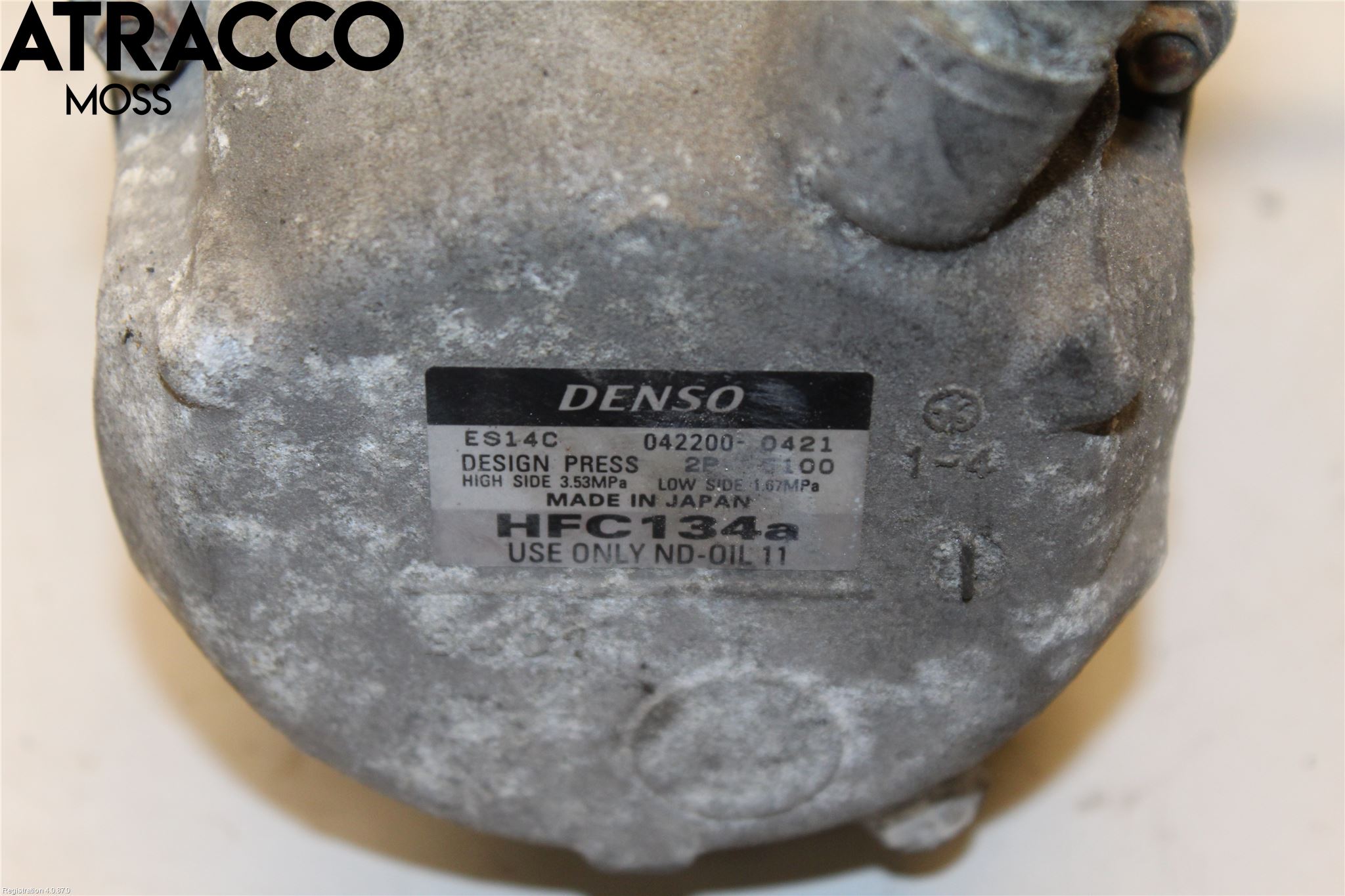 Toyota PRIUS ZVW30 09-20 Varme Ac Kompressor