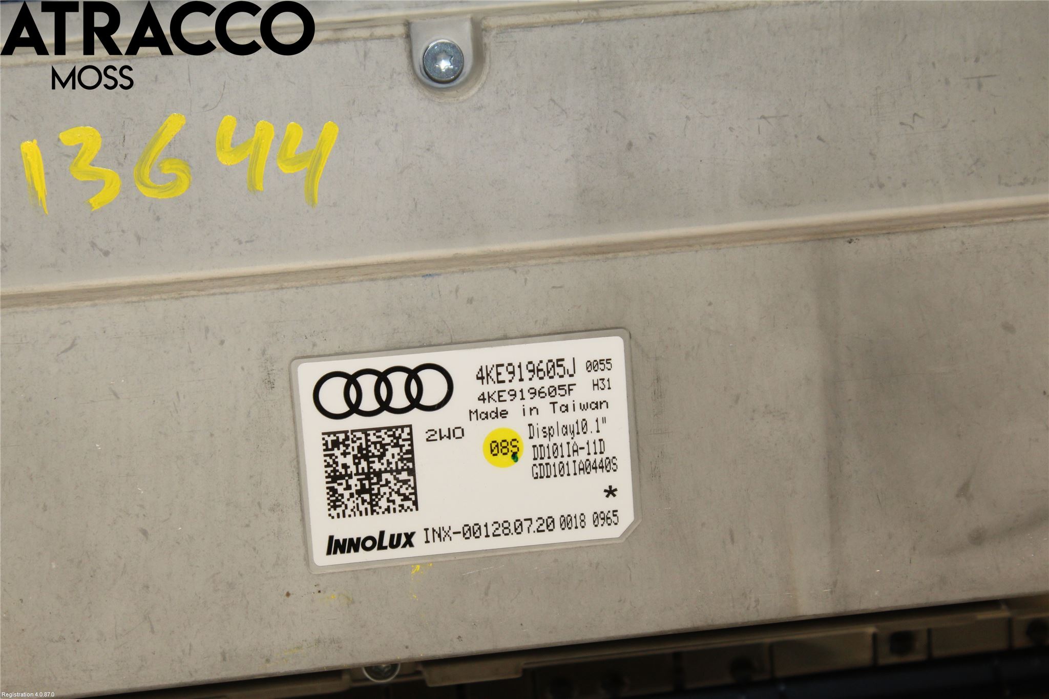 Audi E-TRON, S GE 19- Multifunktionsdisplay