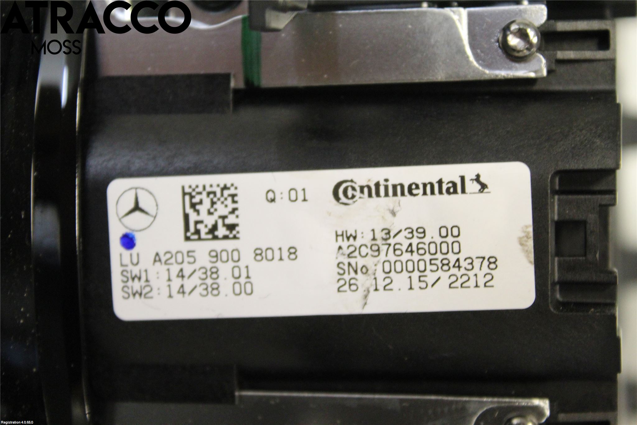 Mercedes-Benz MB C-KLASS (W205) 14-21 Bryter Multifunksjon