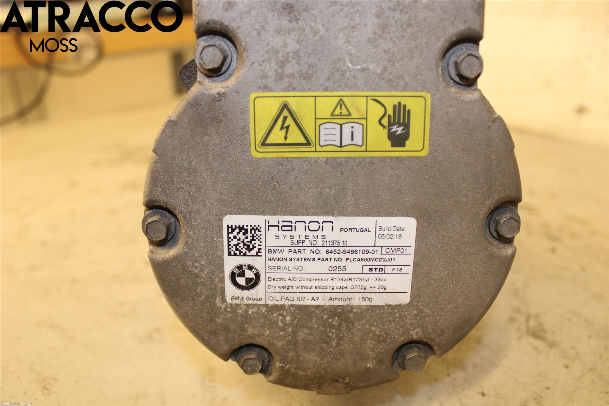 Mini COUNTRYMAN F60 17-23 Varme Ac Kompressor