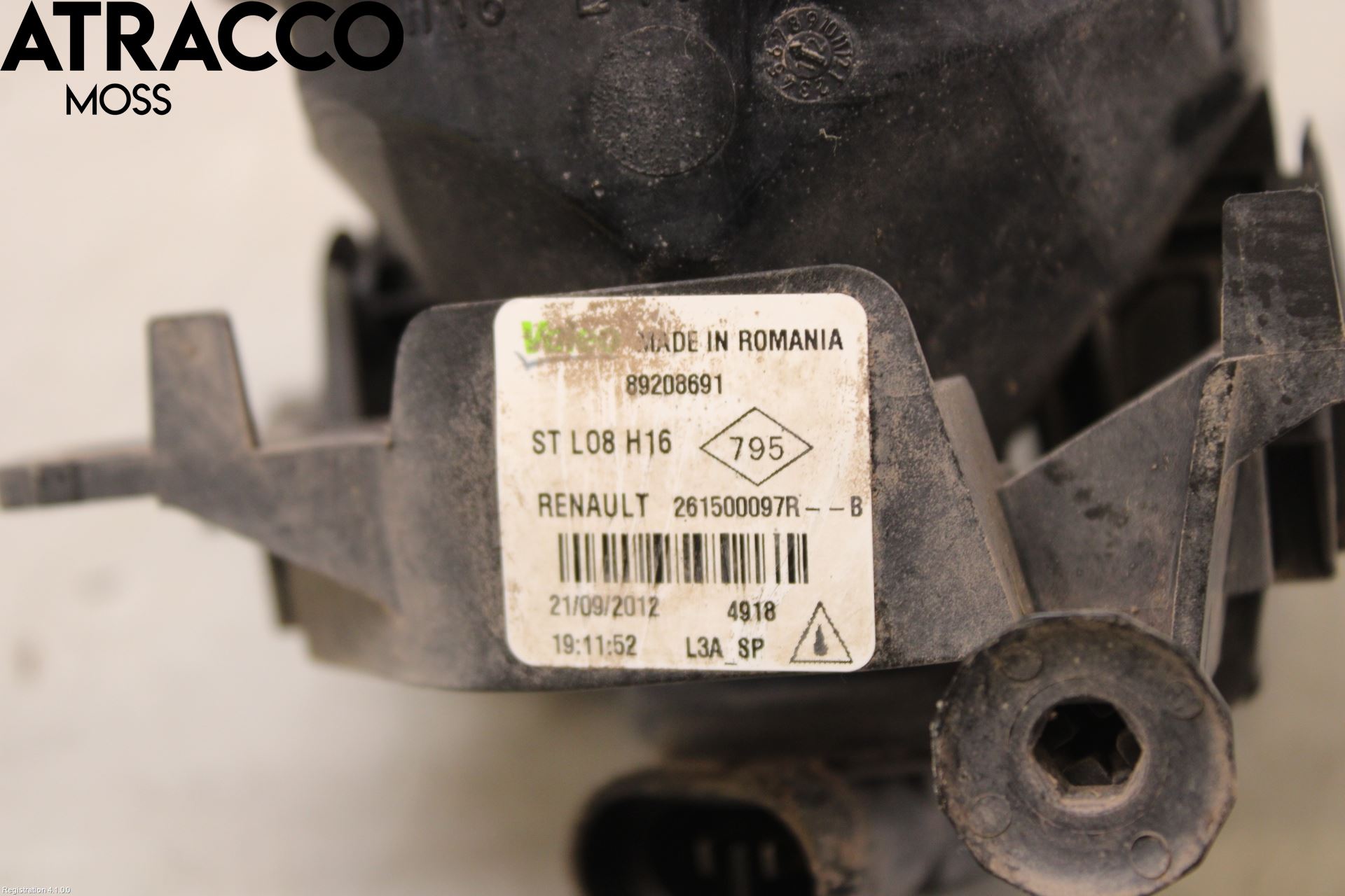 Renault CLIO IV 12-16 Frontlykt-Kurve-Tåkelys