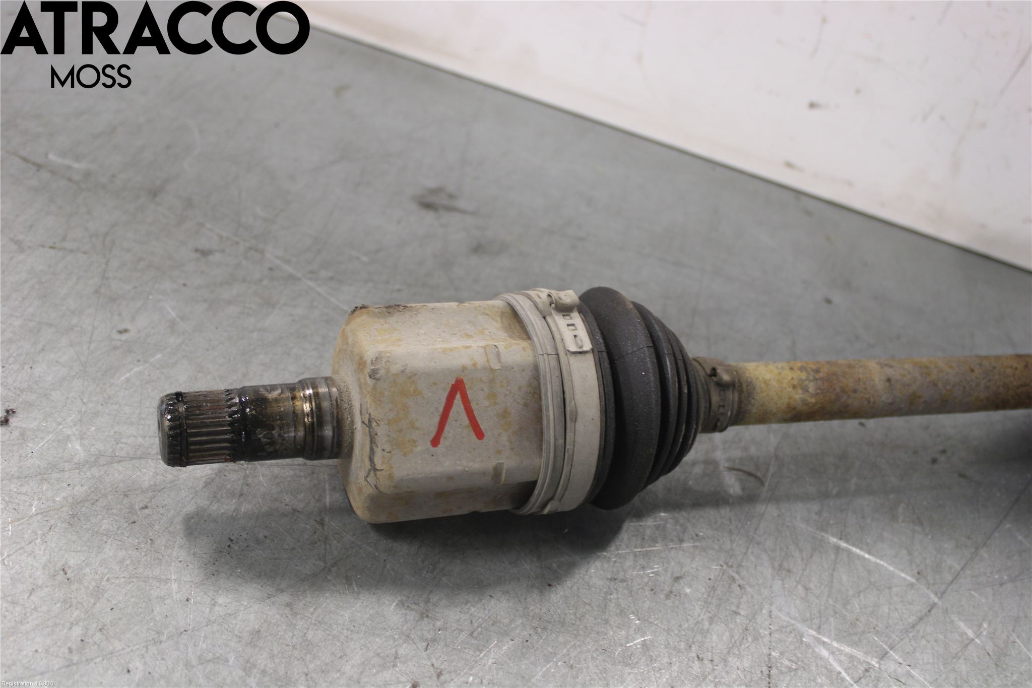 Volkswagen VW GOLF V 04-09 Drivaksel Bak Kompl Venstre