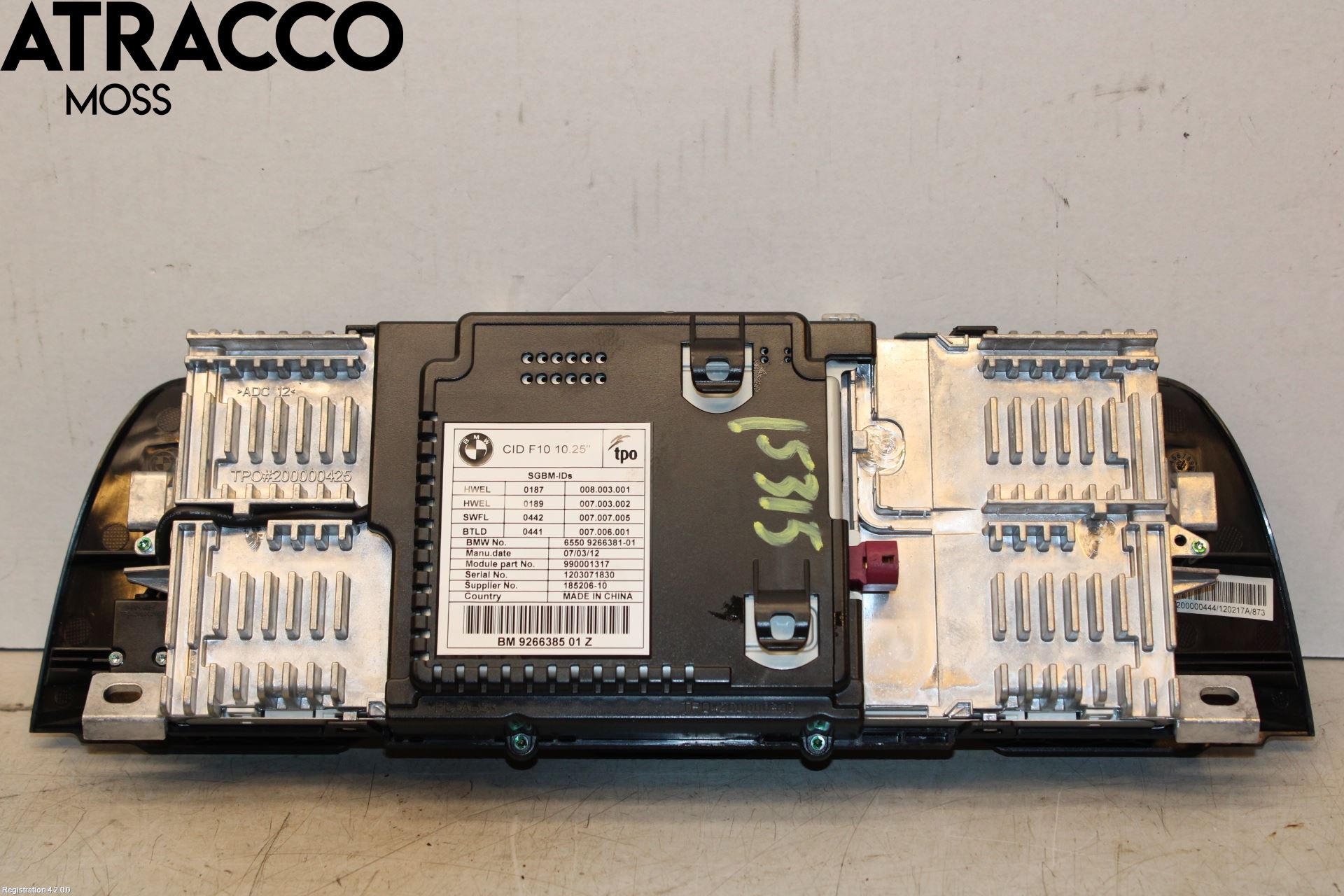 BMW 5 F10/F11/F18 09-17 Multifunktionsdisplay