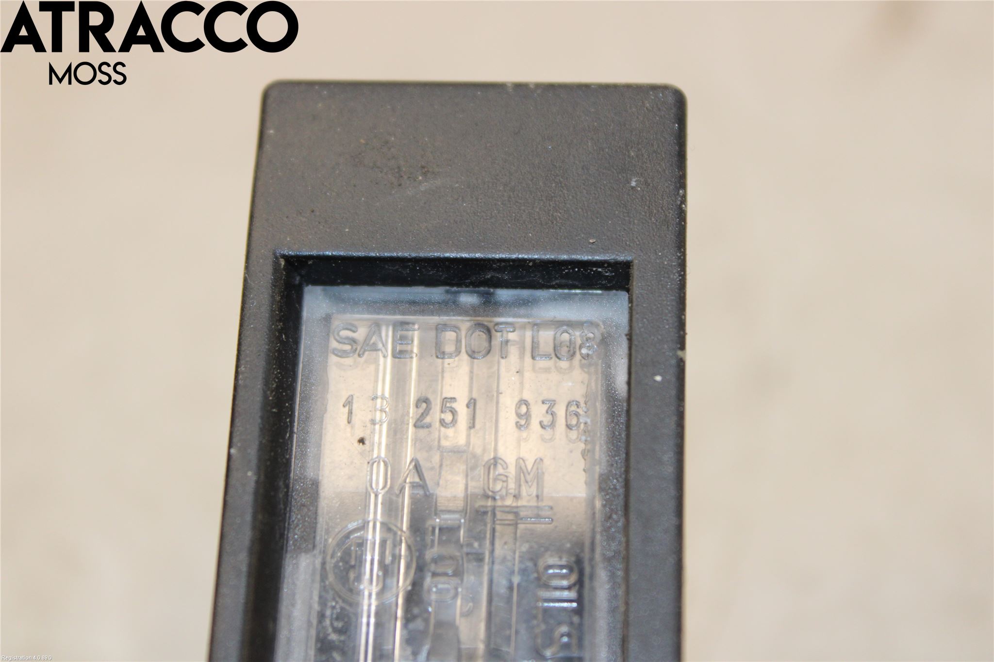 Opel ASTRA J 10-15 Skilt Belysning