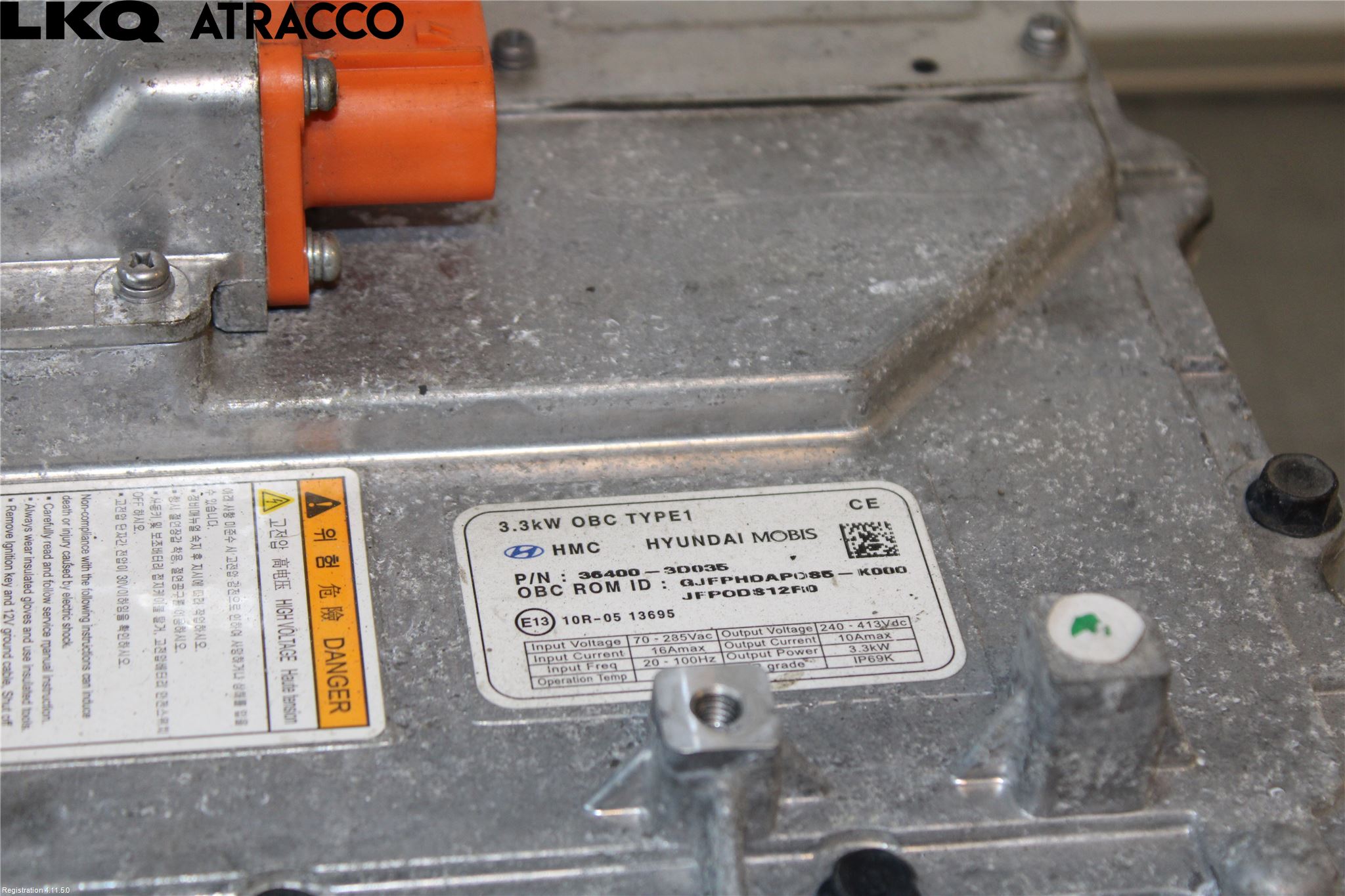 Kia OPTIMA 16-20 Batterilader Hybrid