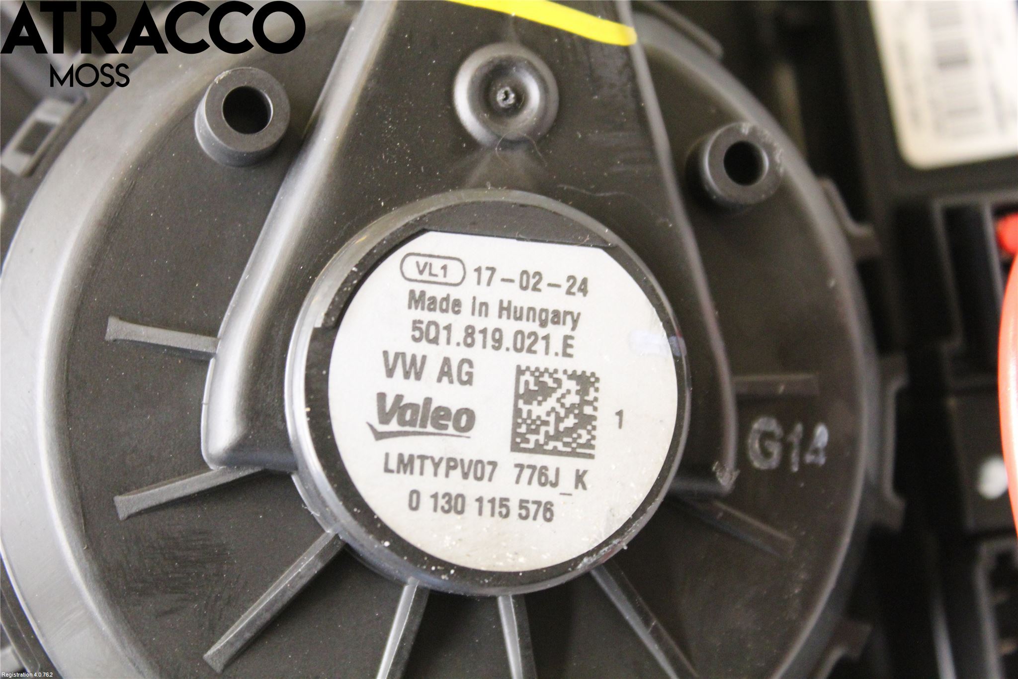 Volkswagen VW GOLF / E-GOLF VII 13-20 Varme Ac Varmeapparatvifte