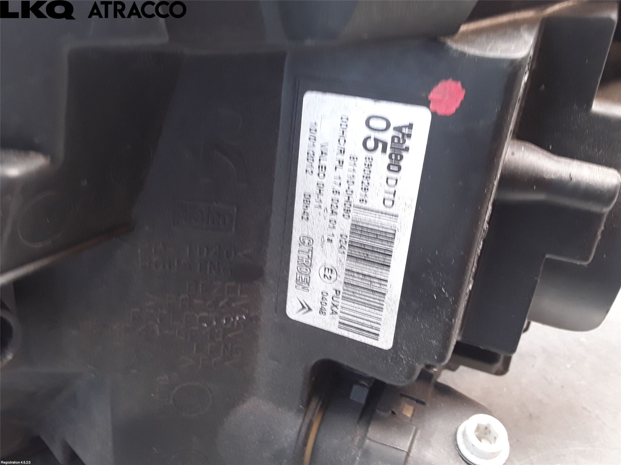 Citroen C1 06-13 Frontlykt Høyre