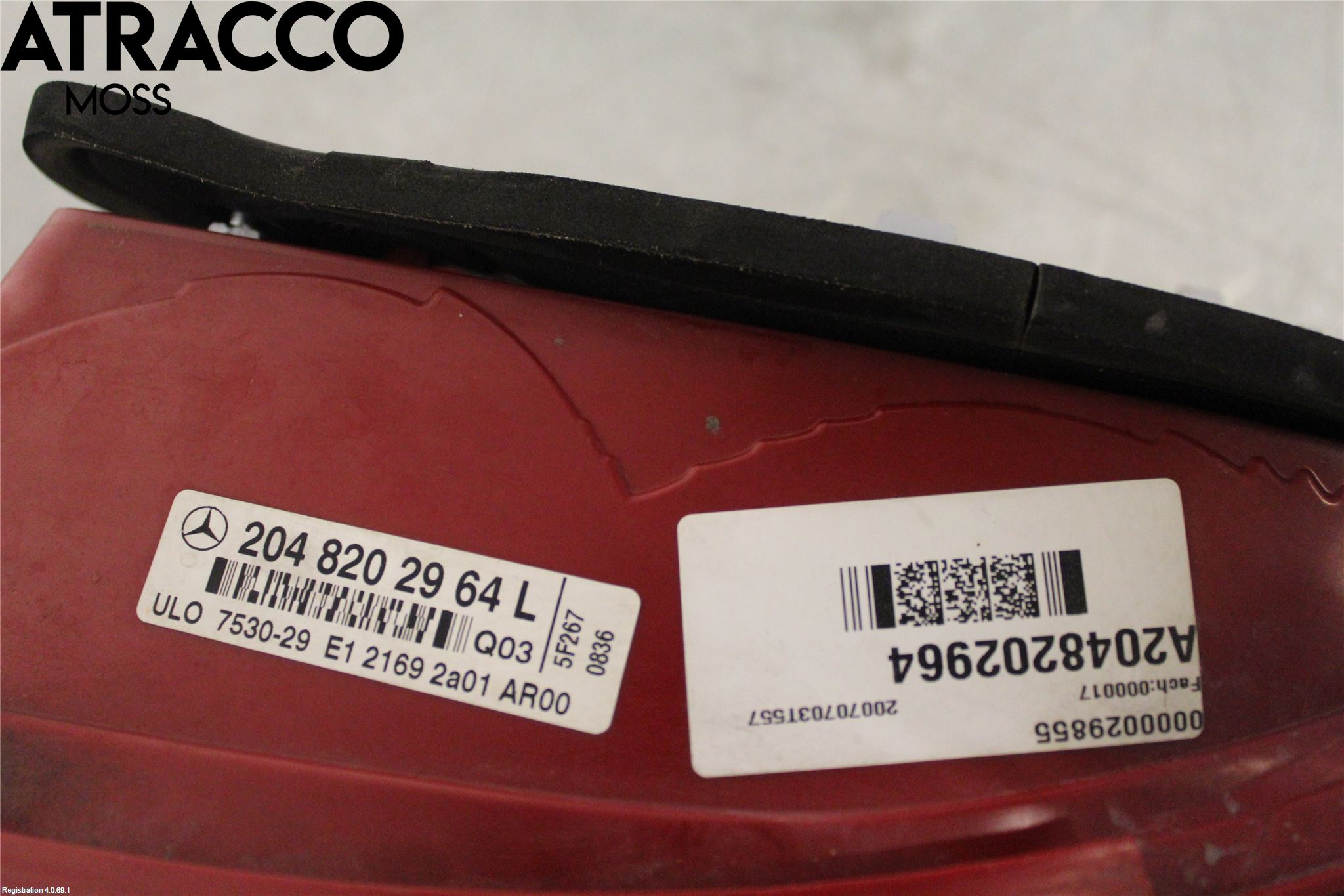 Mercedes-Benz MB C-KLASS (W204) 07-15 Baklykt Venstre