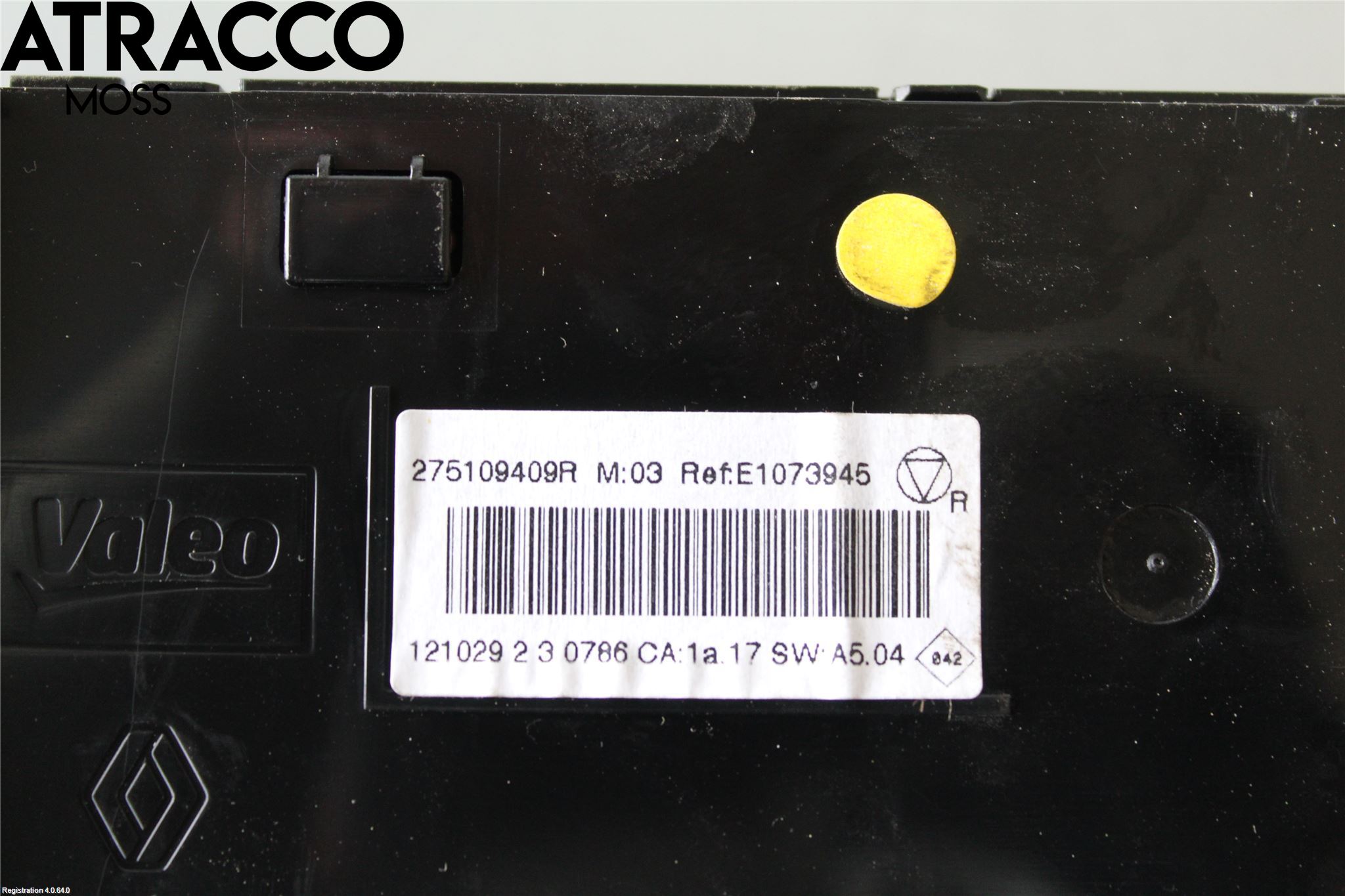 Renault SCÉNIC III / GRAND SCÉNIC 09-16 Varme Ac Betjening-Display