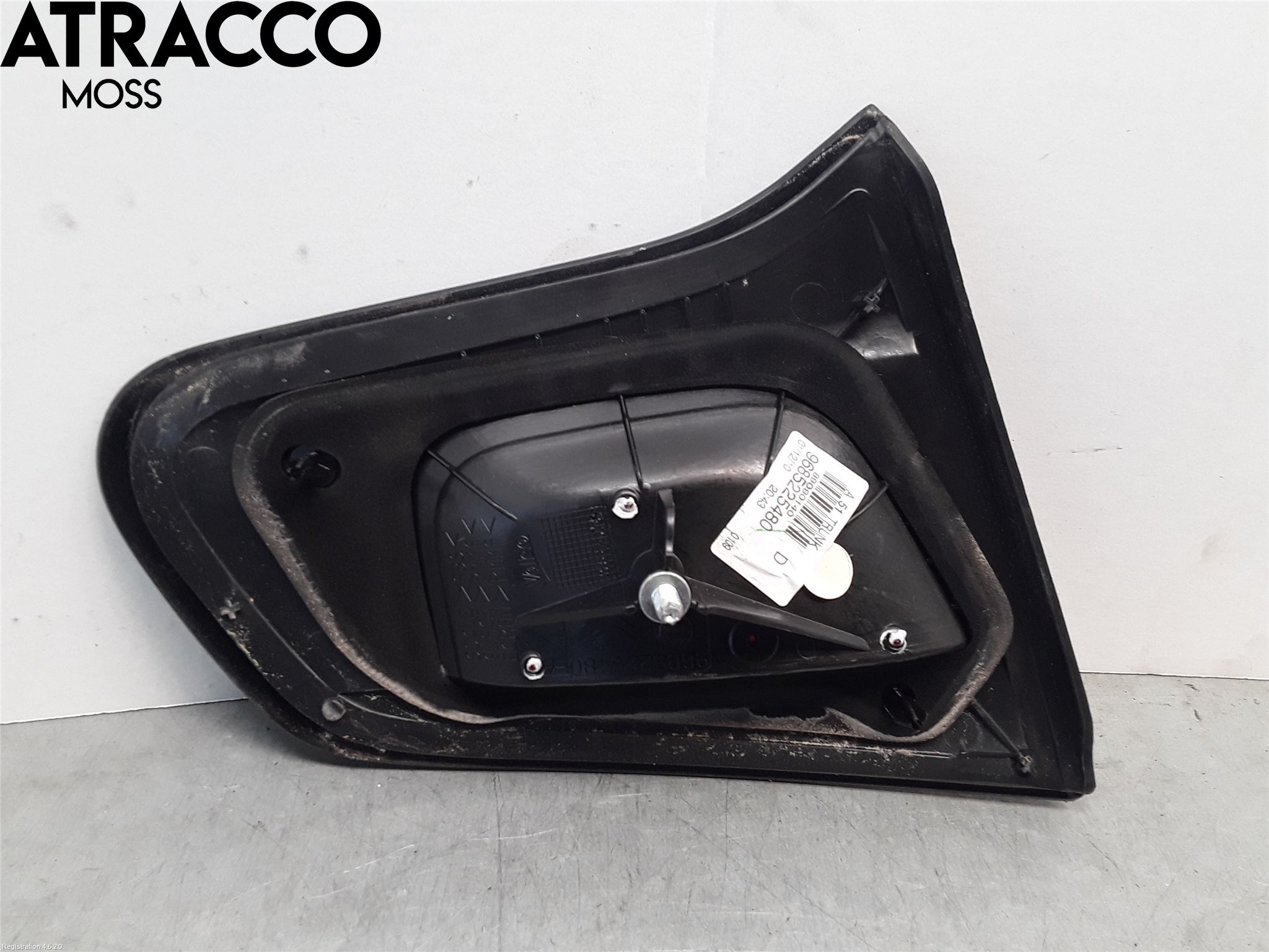 Citroen C3 10-17 Baklykt Høyre  På Luke(Indre)