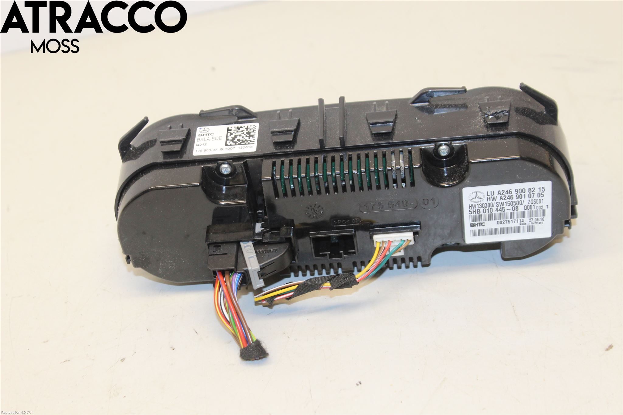 Mercedes-Benz MB CLA-KLASS (C117/X117) 13-19 Varme Ac Betjening-Display