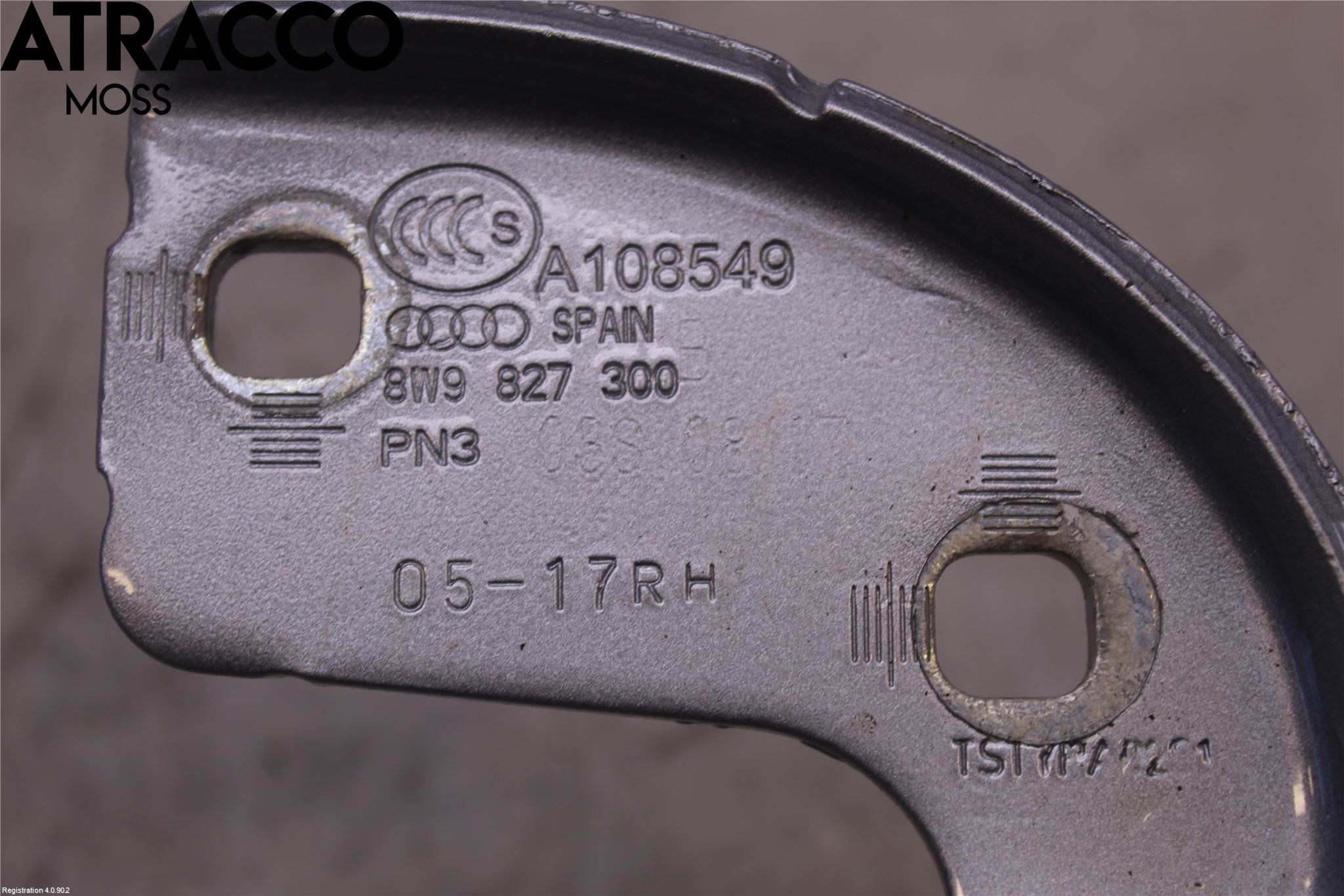 Audi A4 12-15 Bakluke Hengsel Høyre