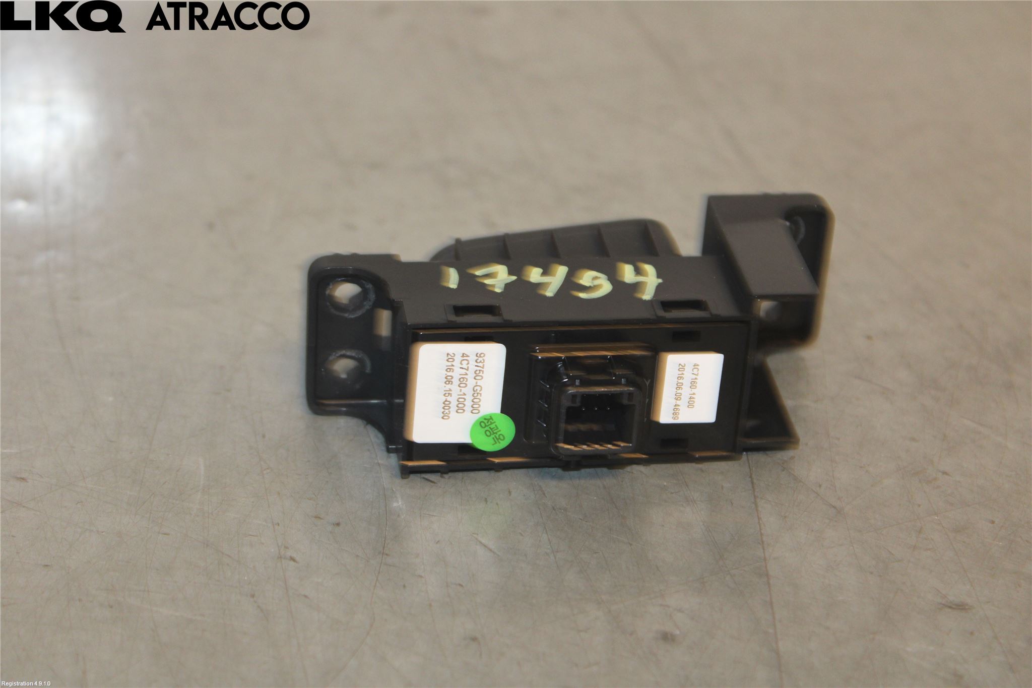 Kia NIRO (DE) 17-22 Bryter Drivstoff Tankluke