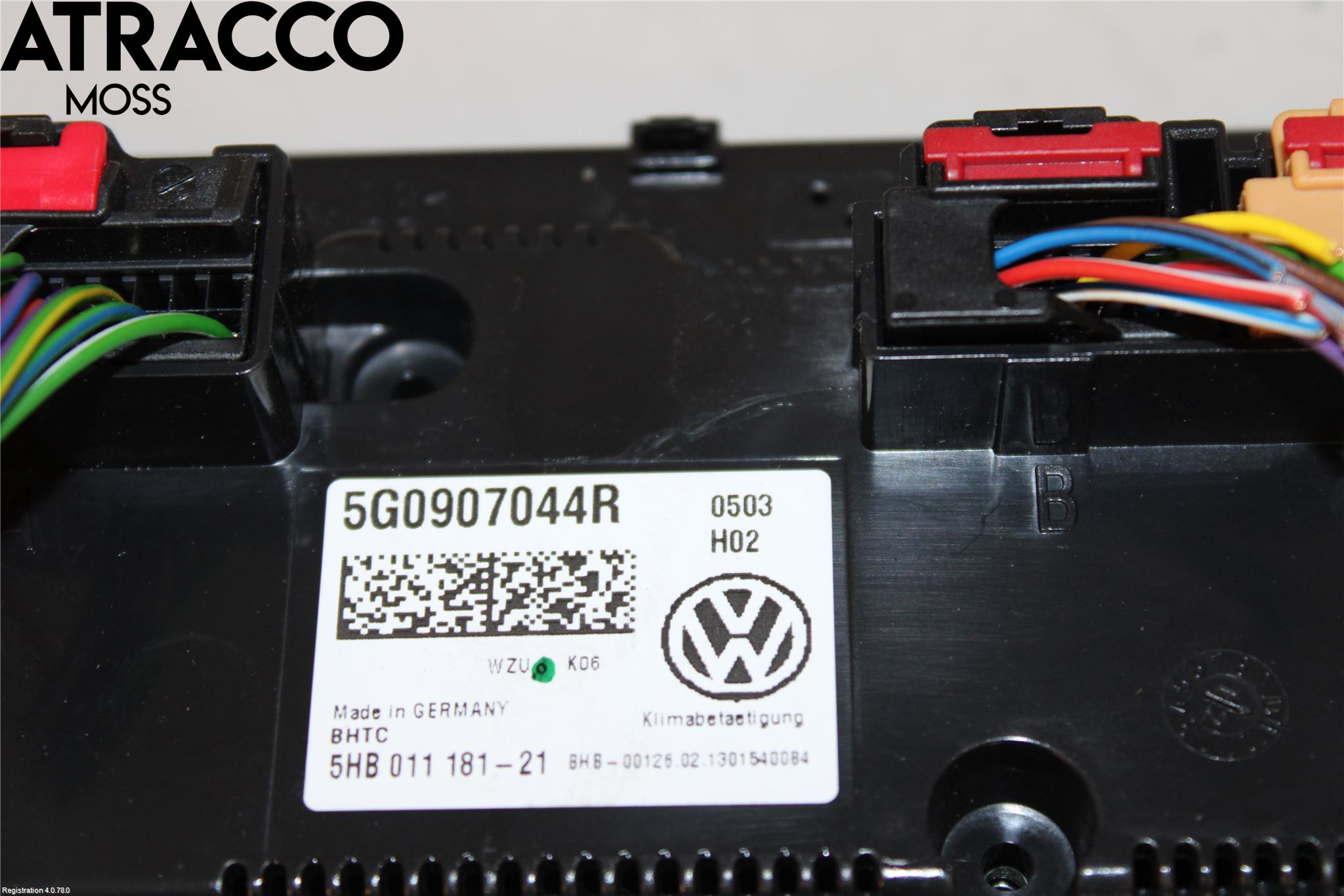 Volkswagen VW GOLF / E-GOLF VII 13-20 Varme Ac Betjening-Display