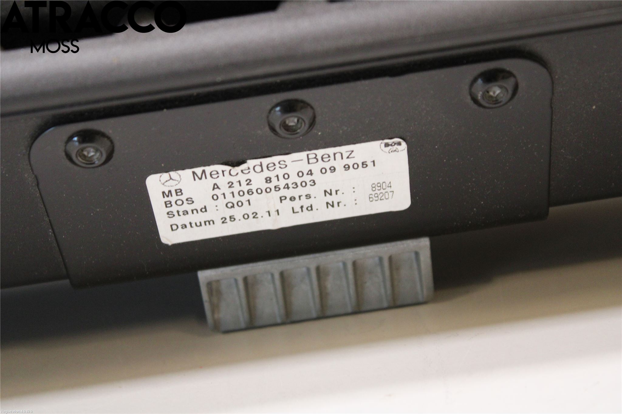 Mercedes-Benz MB E-KLASS (W212) 09-16 Innr Bagasjeromkledsel