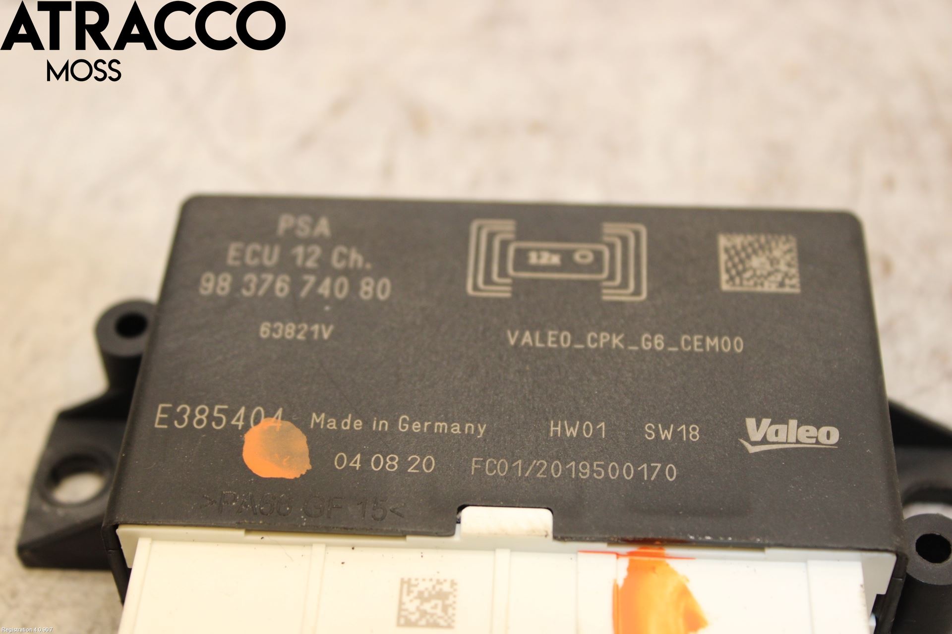 Peugeot 2008/E-2008 20- Styreenhet Parkering