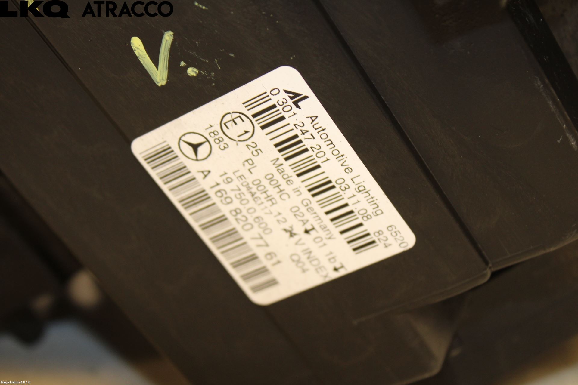 Mercedes-Benz MB B-KLASS (W245) 05-12 Frontlykt Venstre