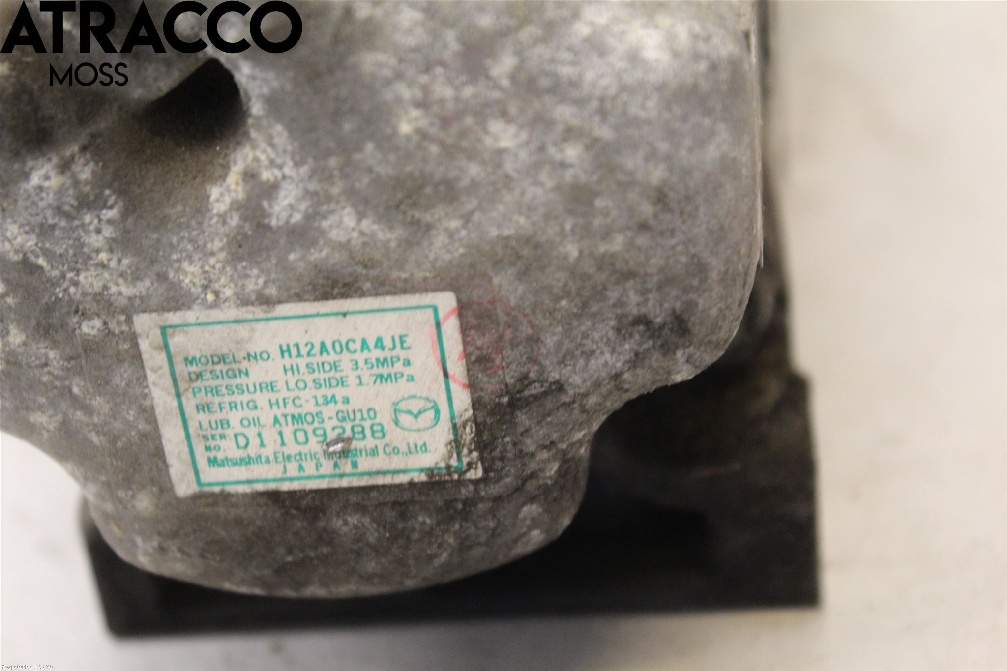 Mazda 6 08-13 Varme Ac Kompressor