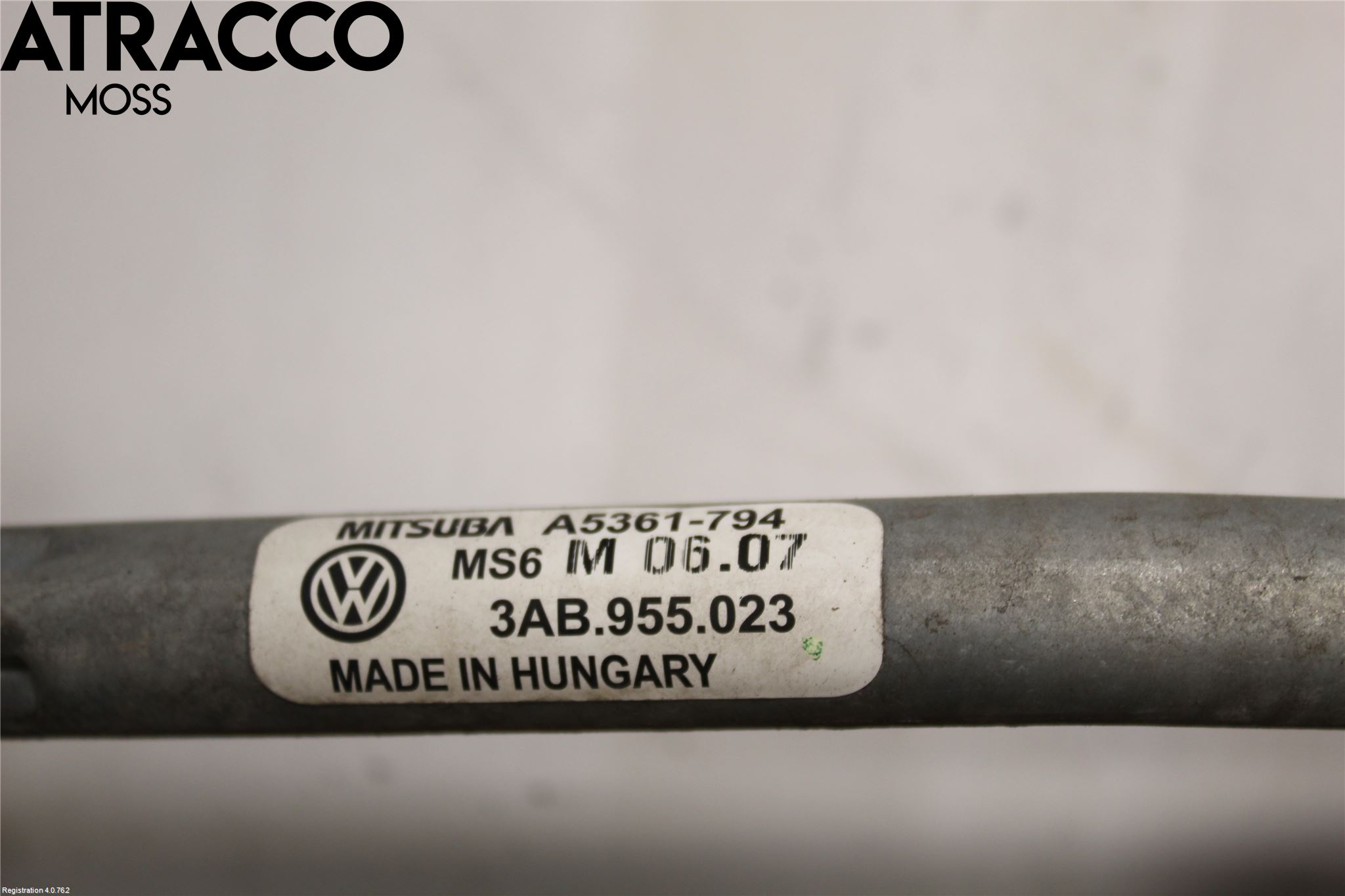 Volkswagen VW PASSAT 11-14 Viskeroverføring Frontrute