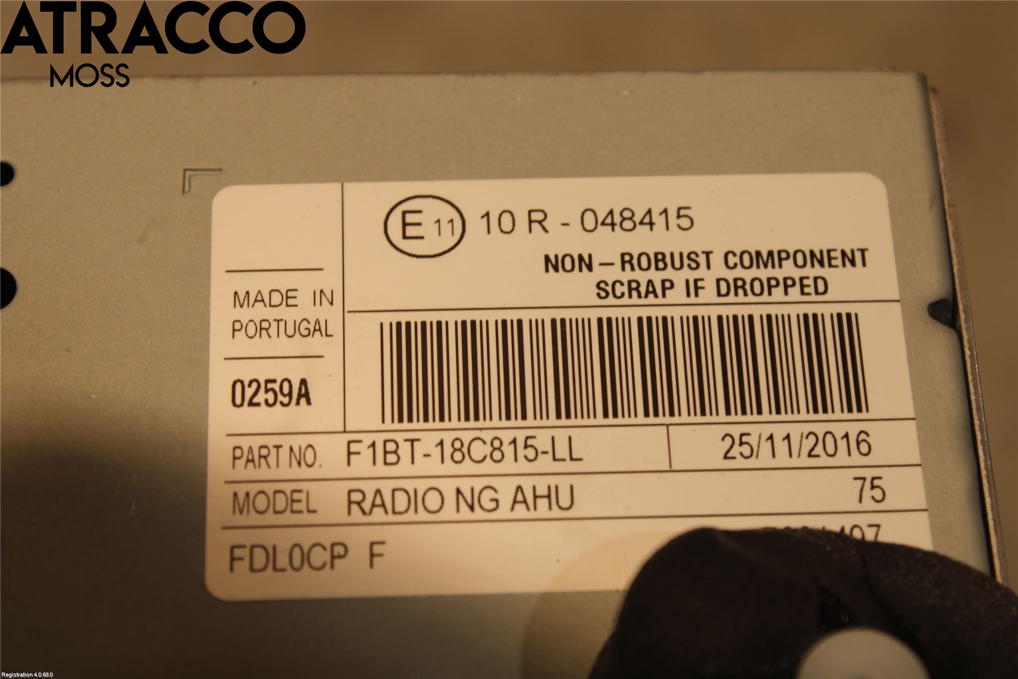 Ford TRANSIT/TOURNEO CONNECT 13-22 Stereo Radio Med Cd