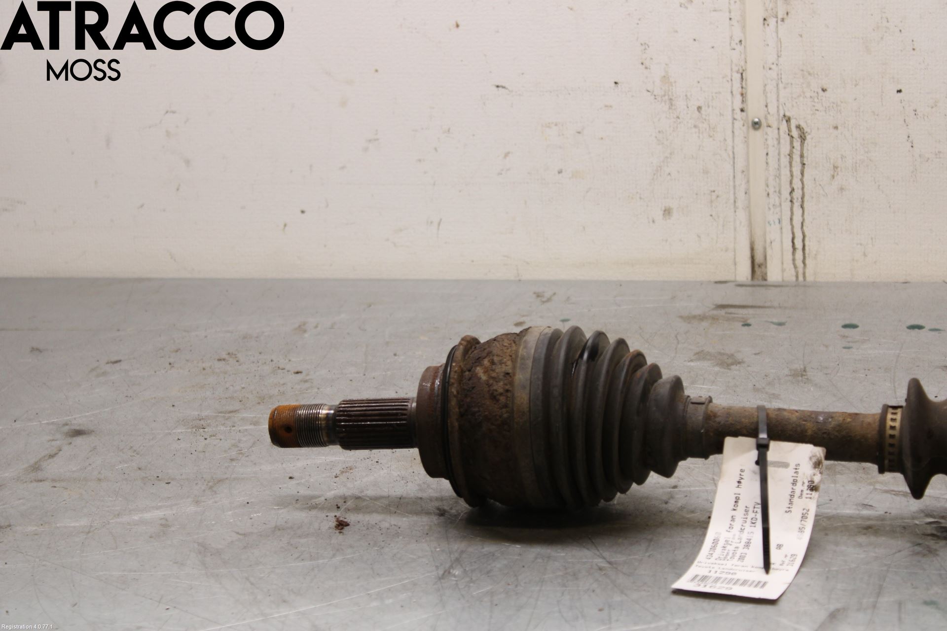 Toyota LANDCRUISER Drivaksel Foran Kompl Høyre