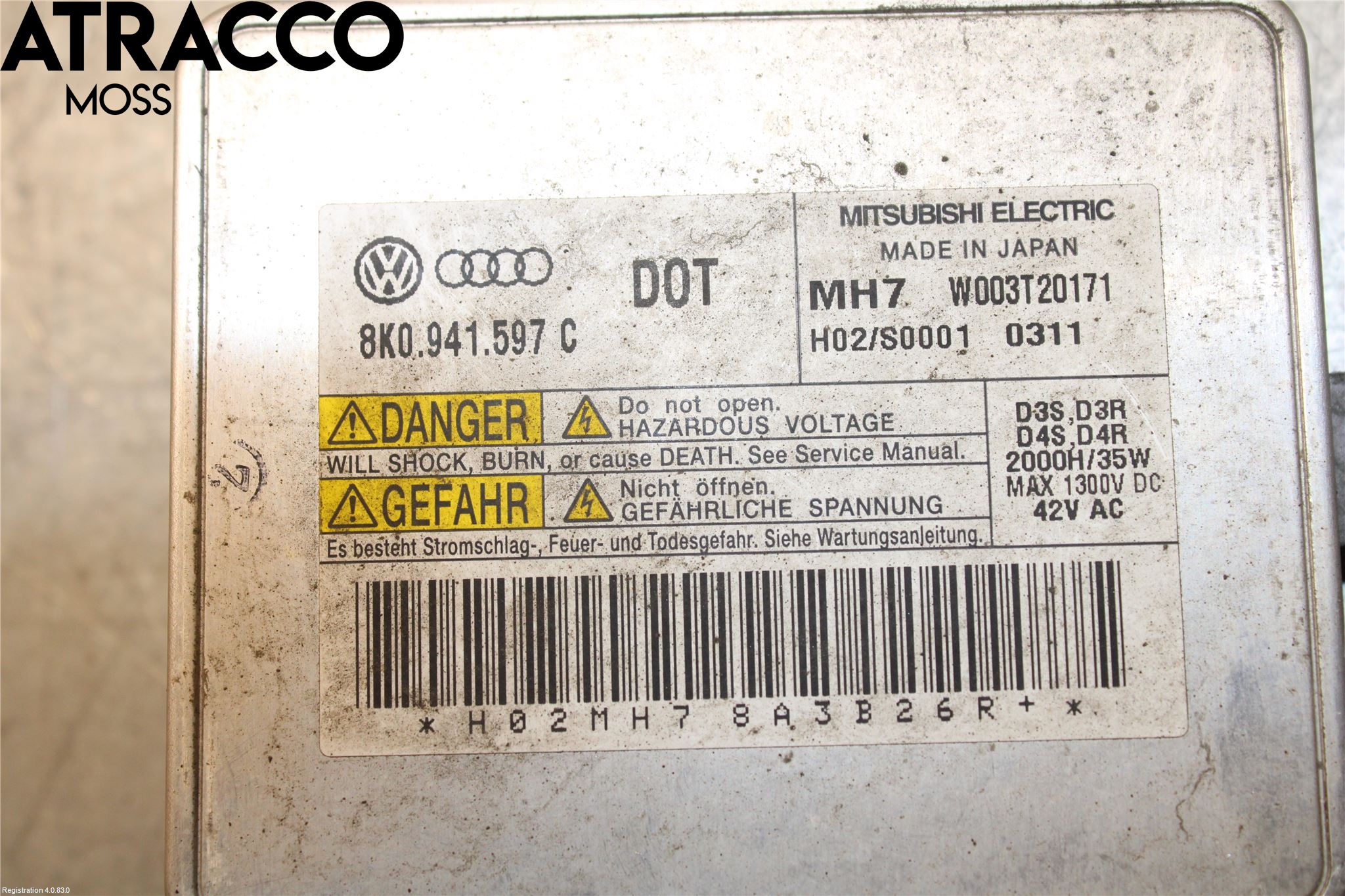 Audi A1/S1 11-18 Styreenhet Xenon