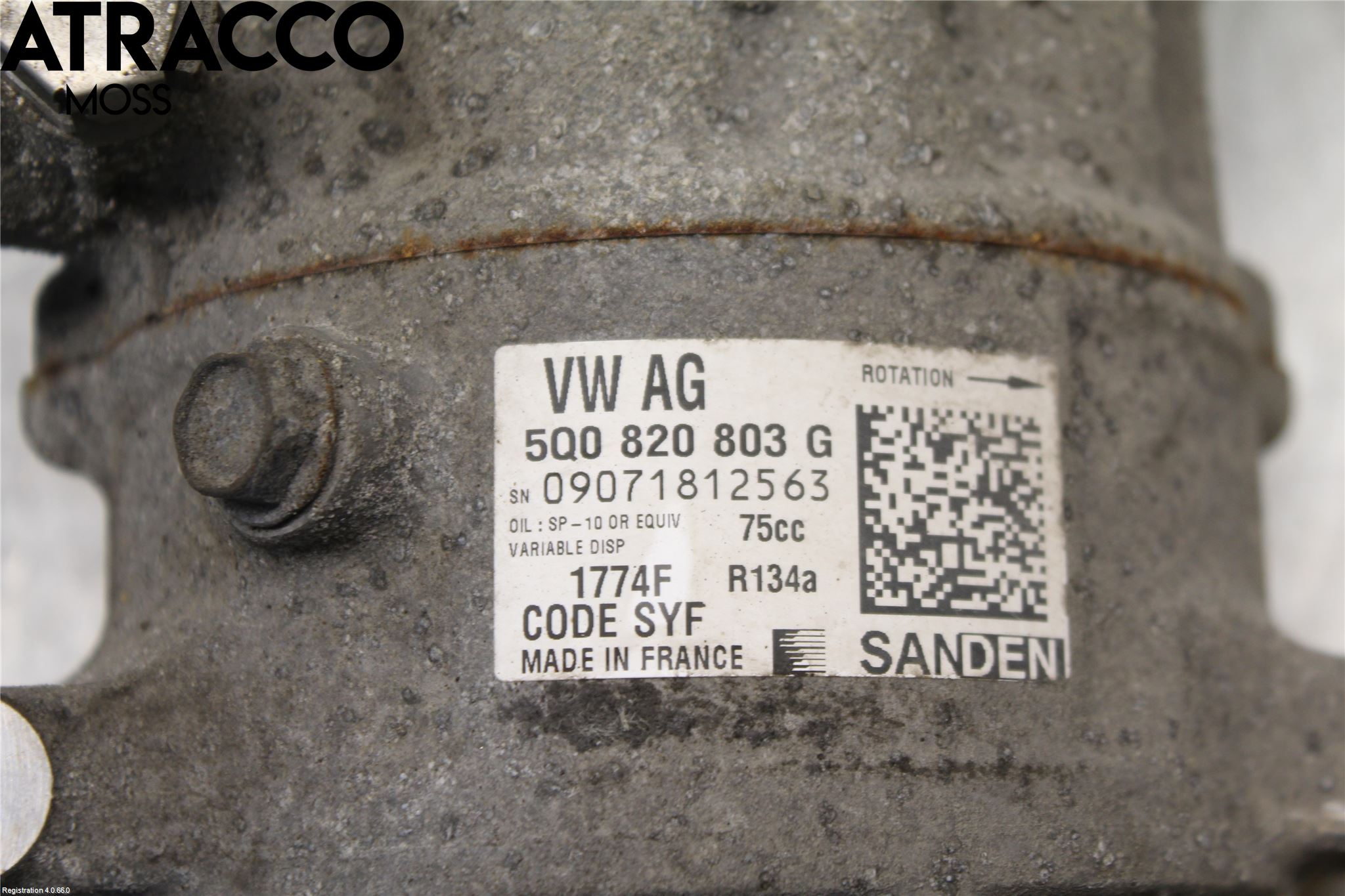 Skoda RAPID Varme Ac Kompressor