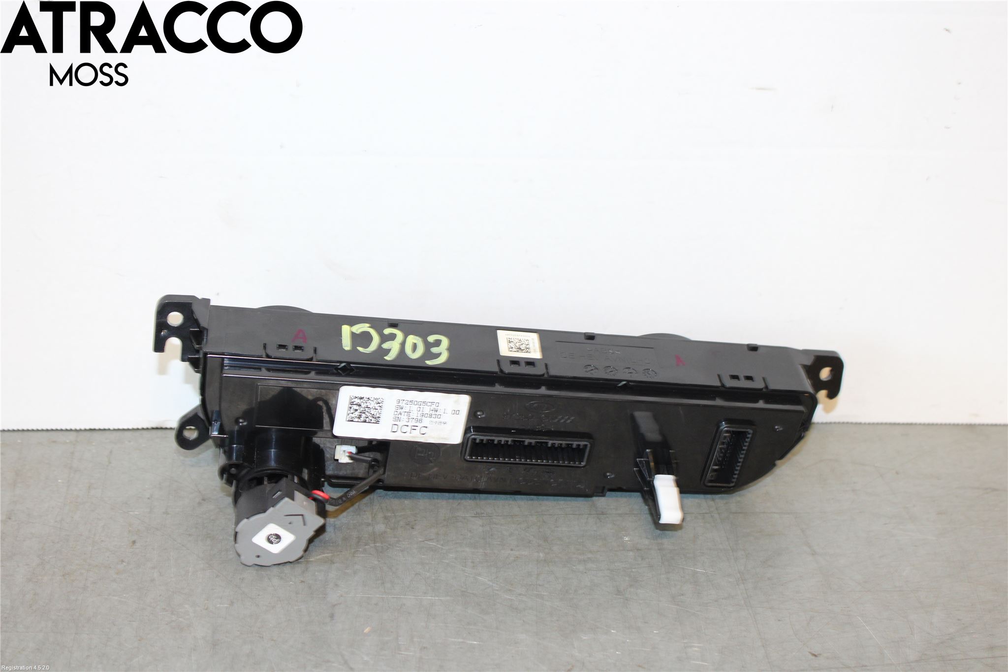 Kia NIRO (DE) 17-22 Varme Ac Betjening-Display
