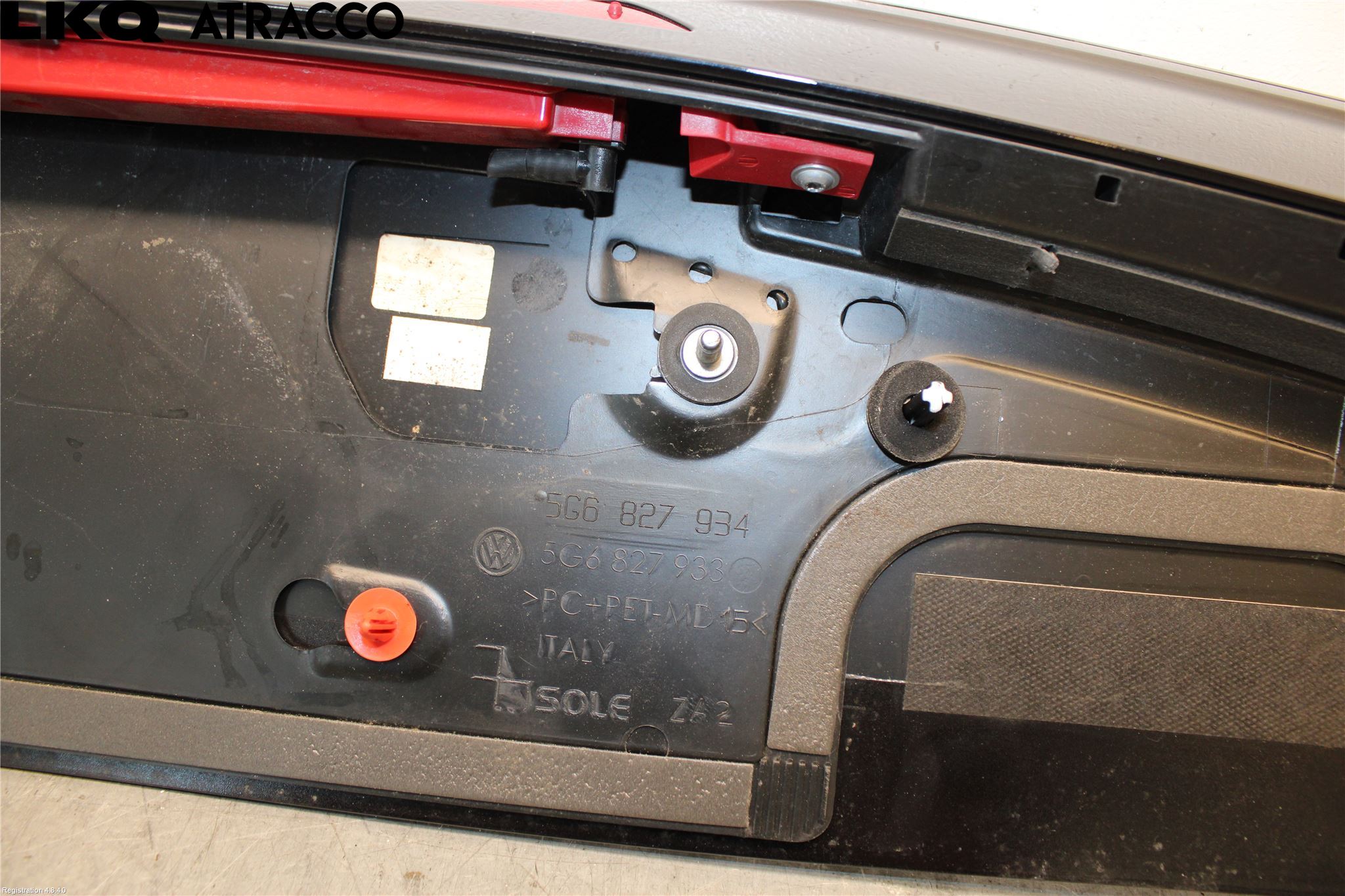 Volkswagen VW GOLF / E-GOLF VII 13-20 Spoiler Bakluke