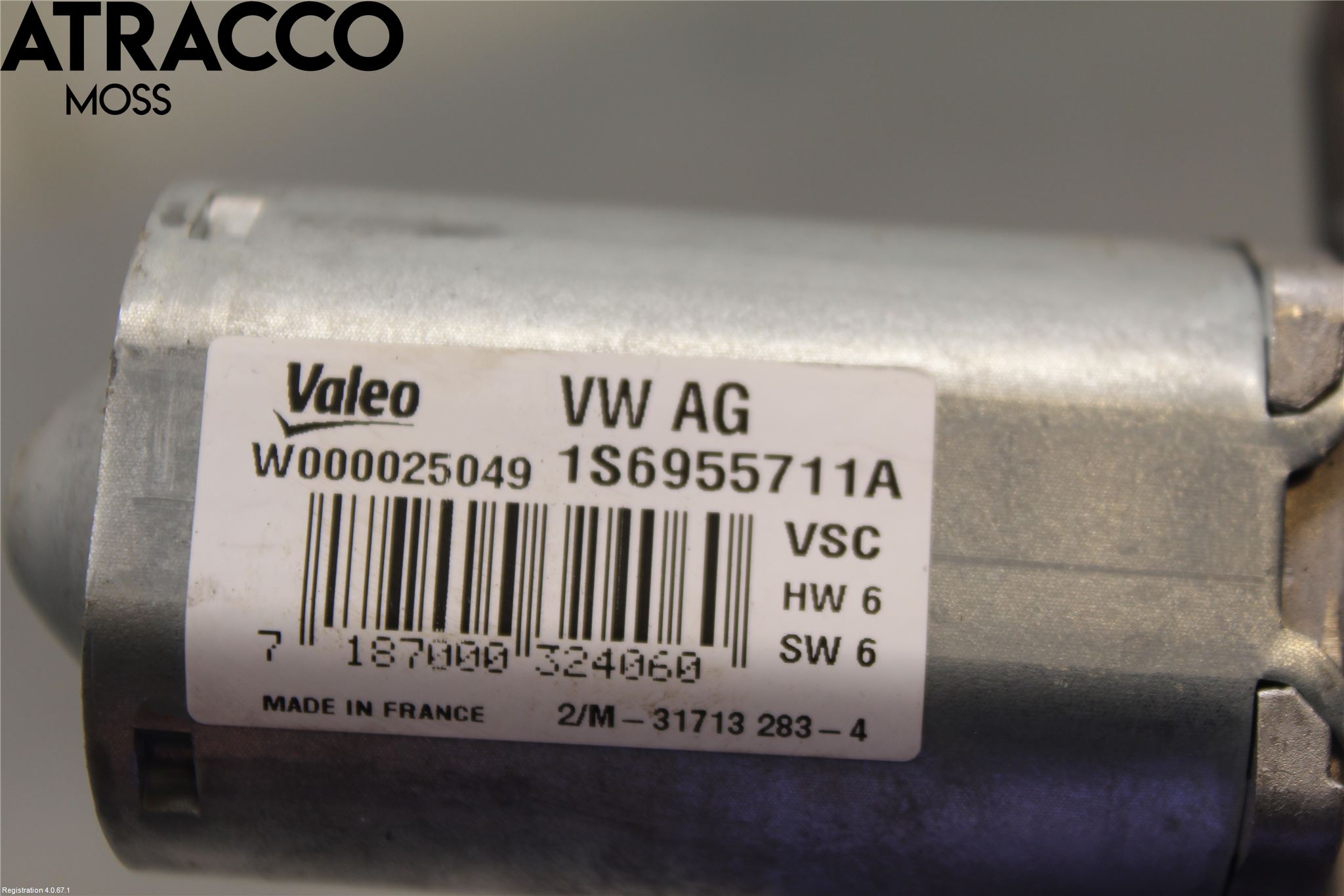 Volkswagen VW UP! / E-UP! Viskermotor Bakluke