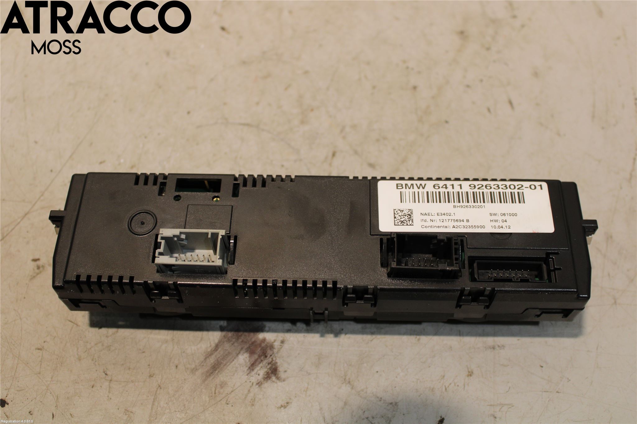 BMW X1 E84 10-15 Varme Ac Betjening-Display