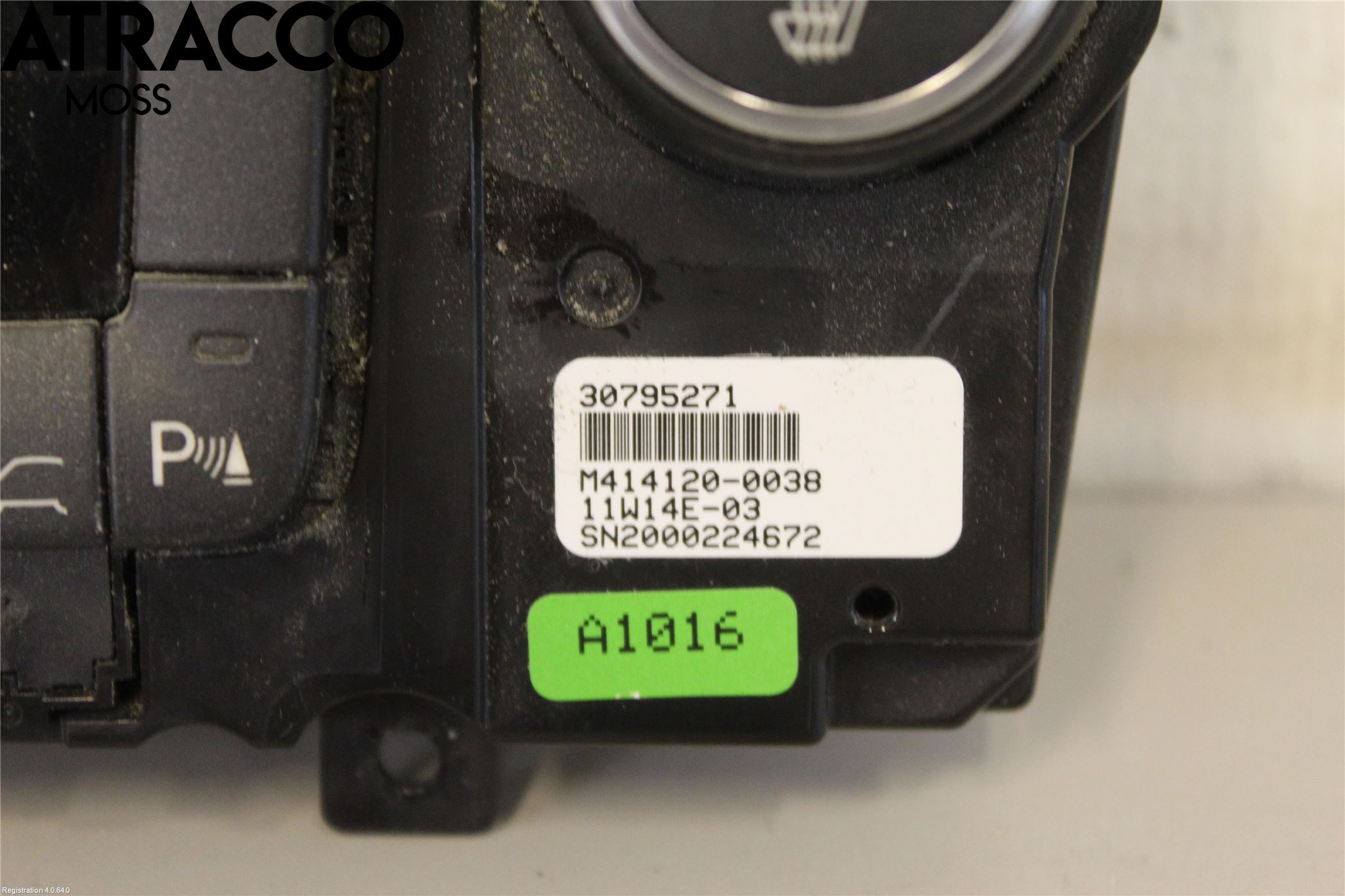 Volvo S60 11-13 Varme Ac Betjening-Display