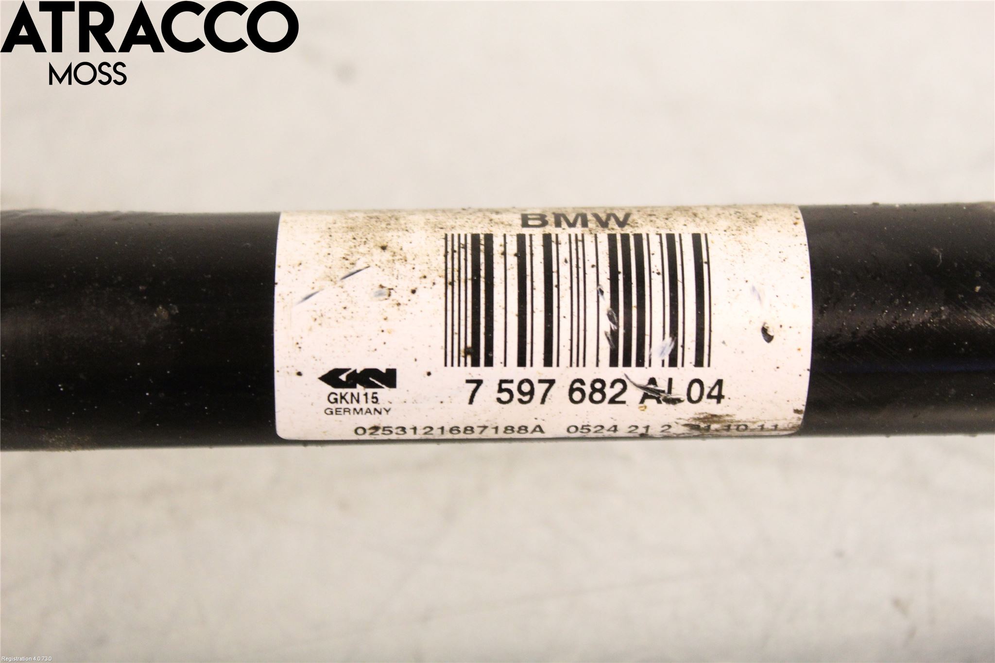 BMW 1 F20/F21 11-19 Drivaksel Bak Kompl Høyre