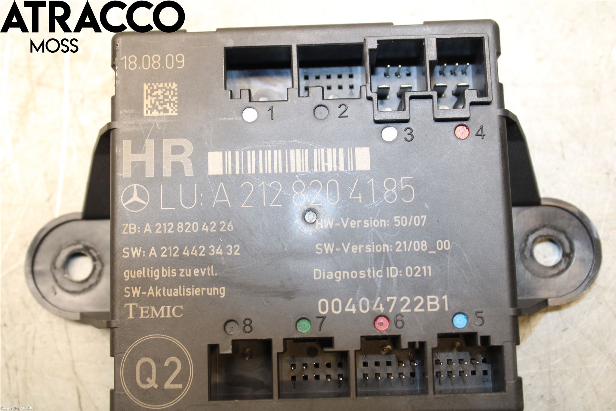 Mercedes-Benz MB E-KLASS (W212) 09-16 Styreenhet Dør