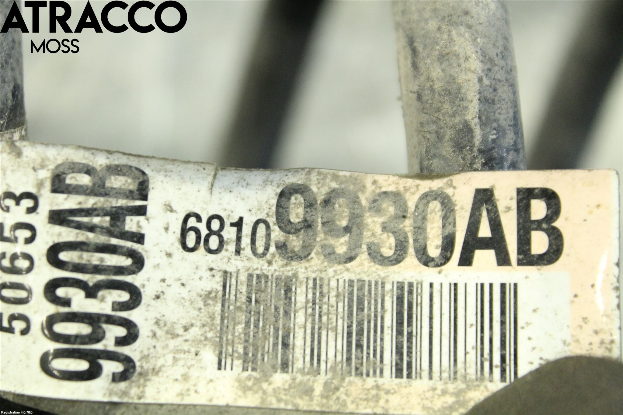 Fiat 500 07- Fjær Bak