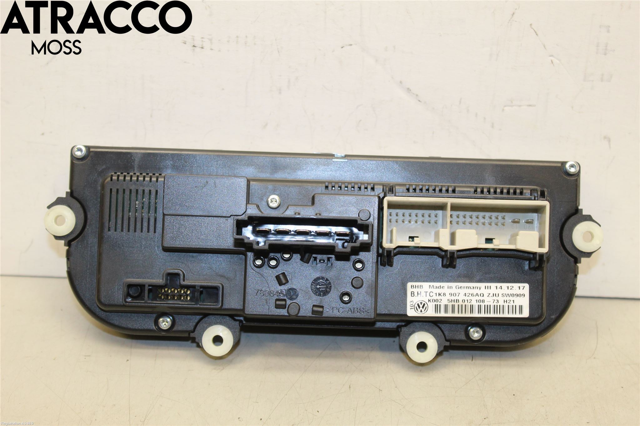 Volkswagen VW CADDY 16-20 Varme Ac Betjening-Display