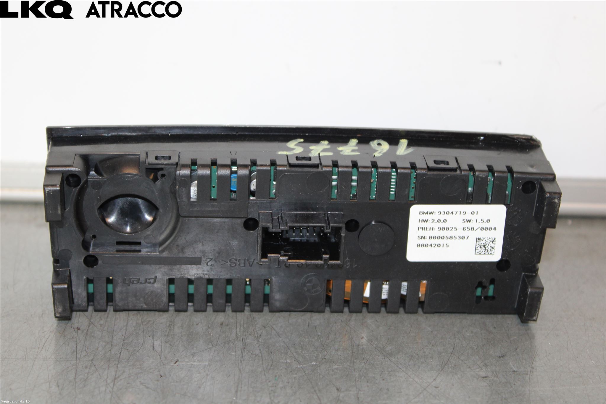 BMW 5 F10/F11/F18 09-17 Varme Ac Betjening-Display