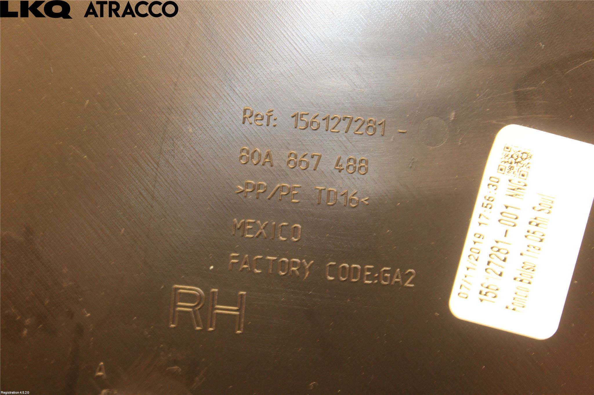 Audi Q5/SQ5 17- Innr Dørtrekk Høyre