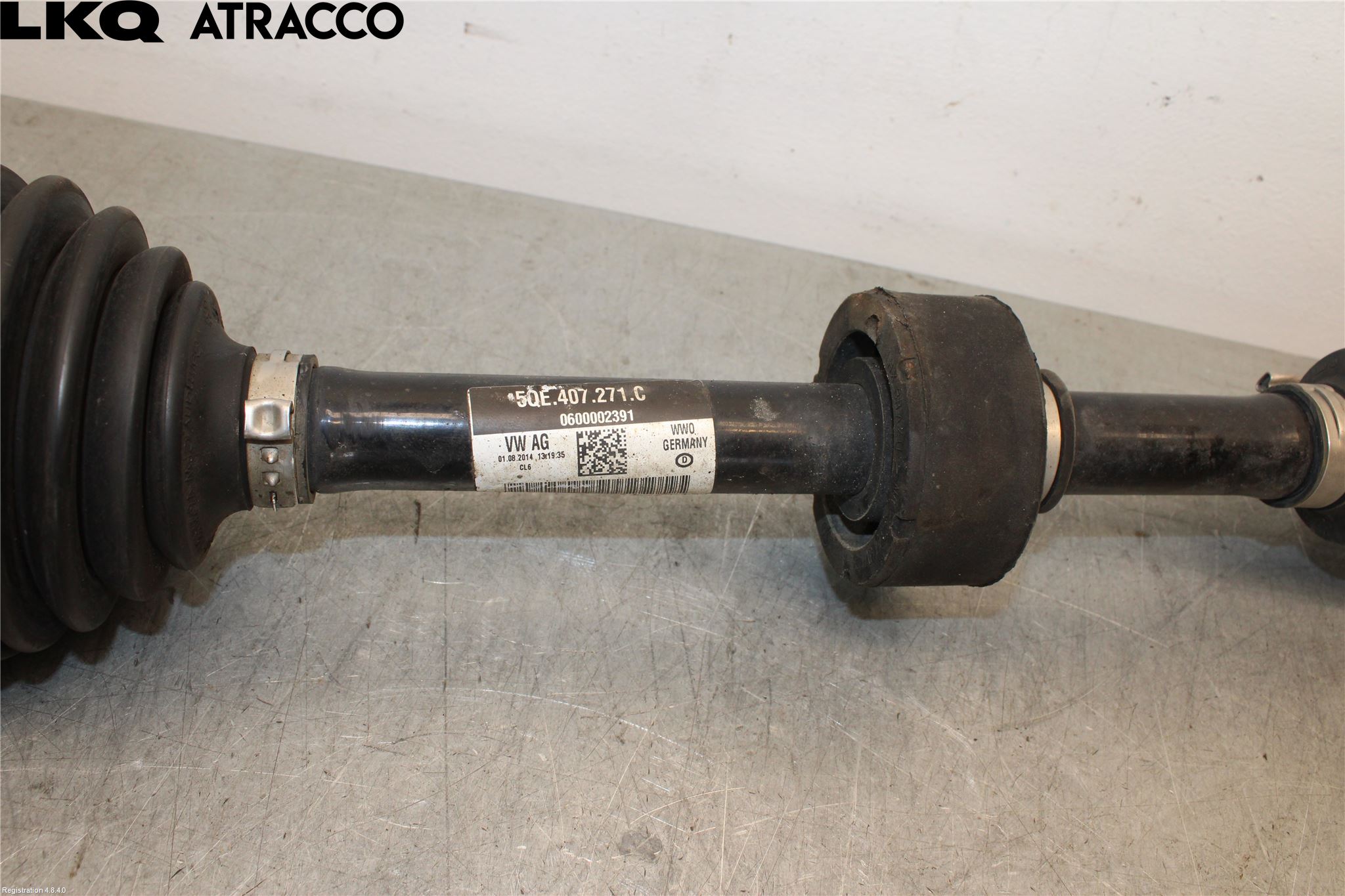 Volkswagen VW GOLF / E-GOLF VII 13-20 Drivaksel Foran Kompl Venstre